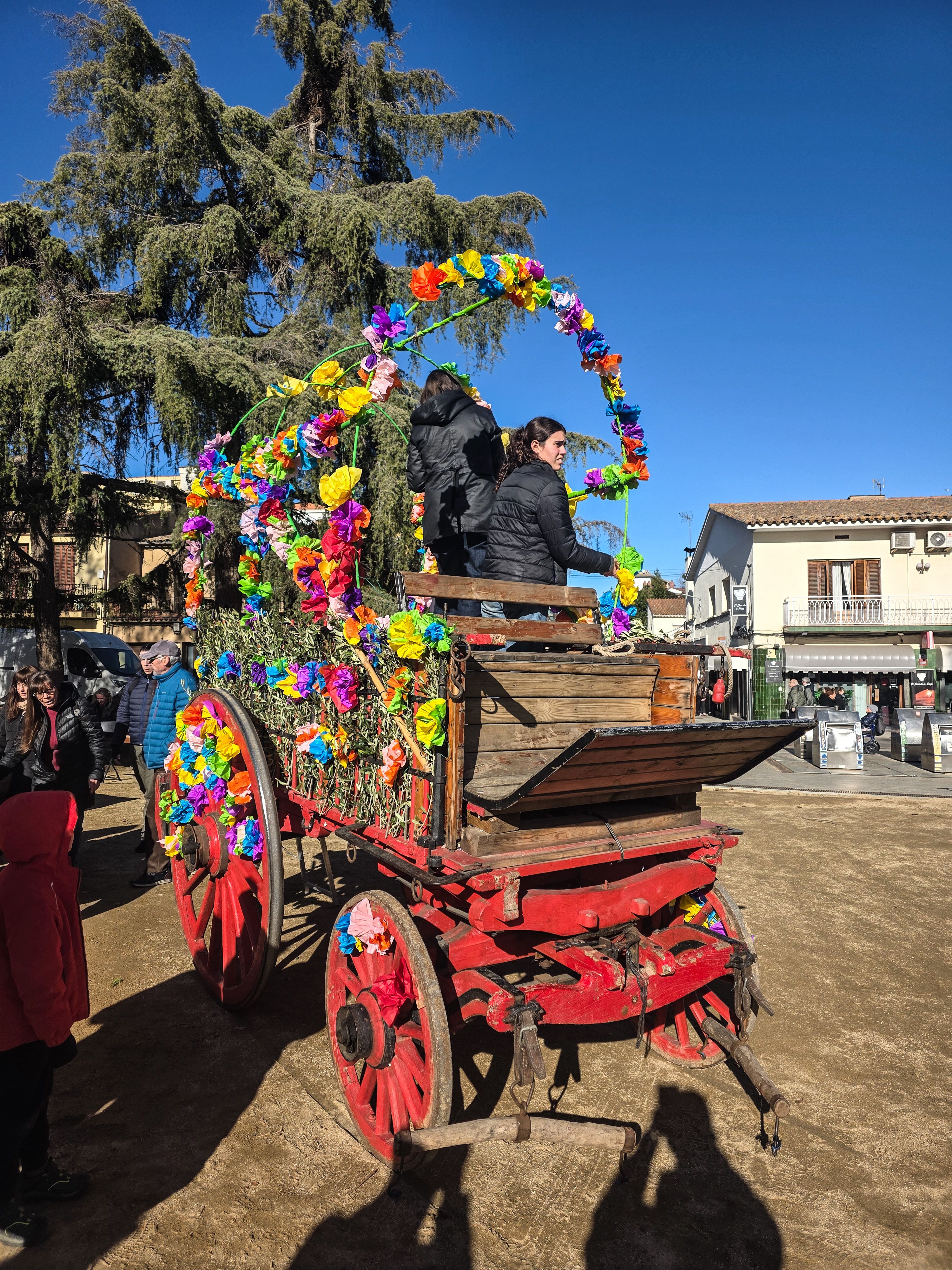 Decoració carruatge de Bambalina pel moment de la passada de diumenge. FOTO: Marc Mata