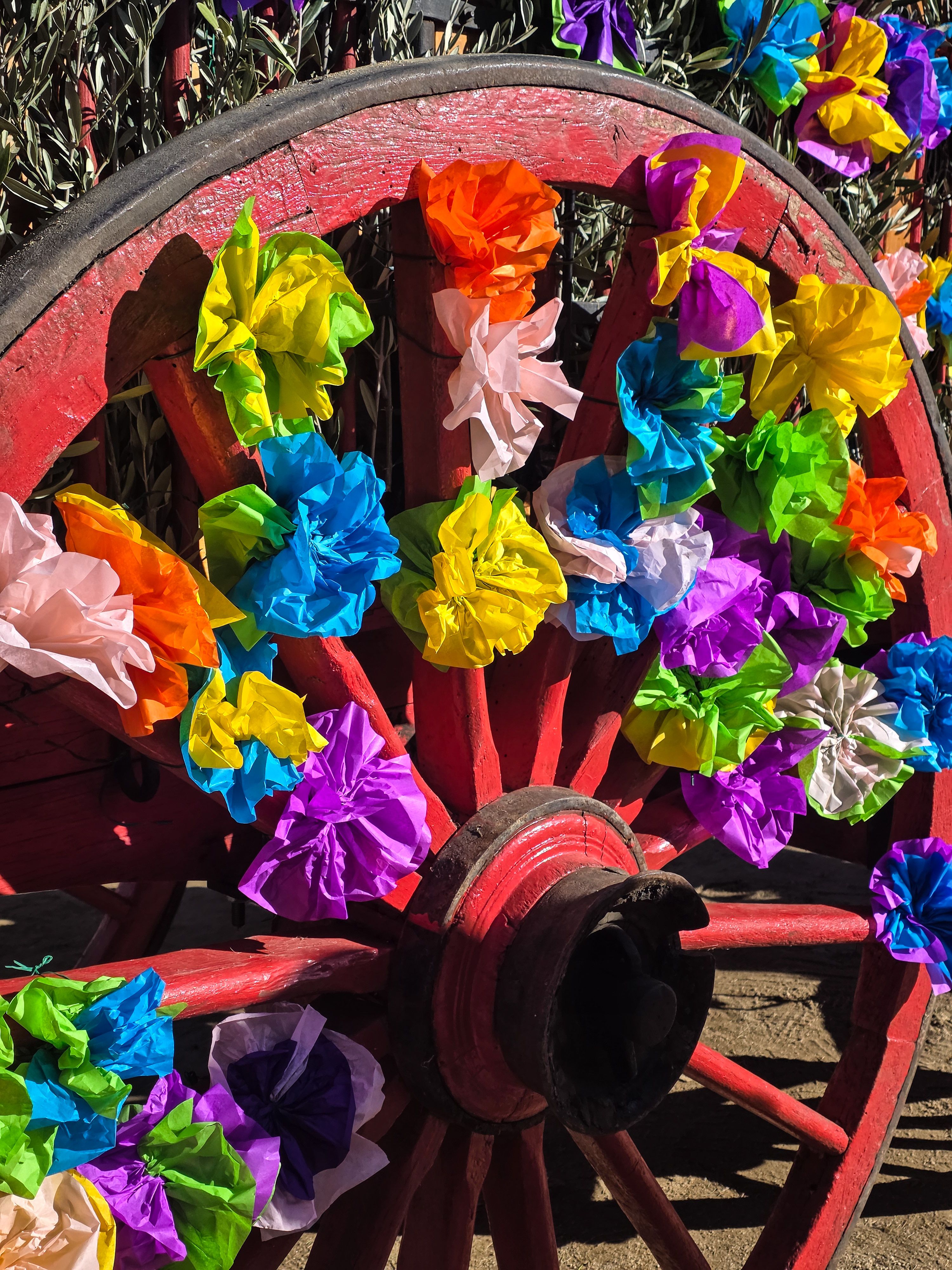 Carruatge floral de Bambalina. FOTO: Marc Mata 