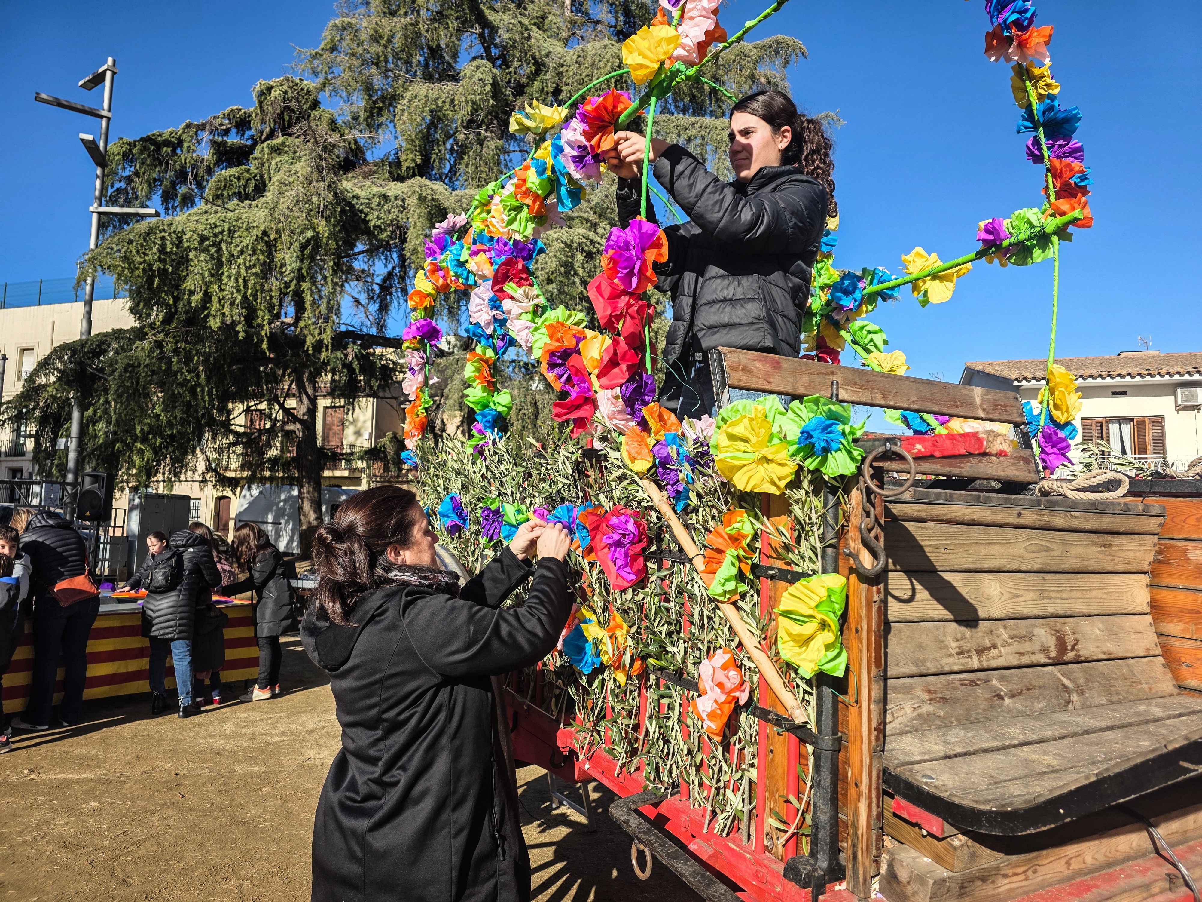 Carruatge Bambalina per la passada dels Tres Tombs. FOTO: Marc Mata