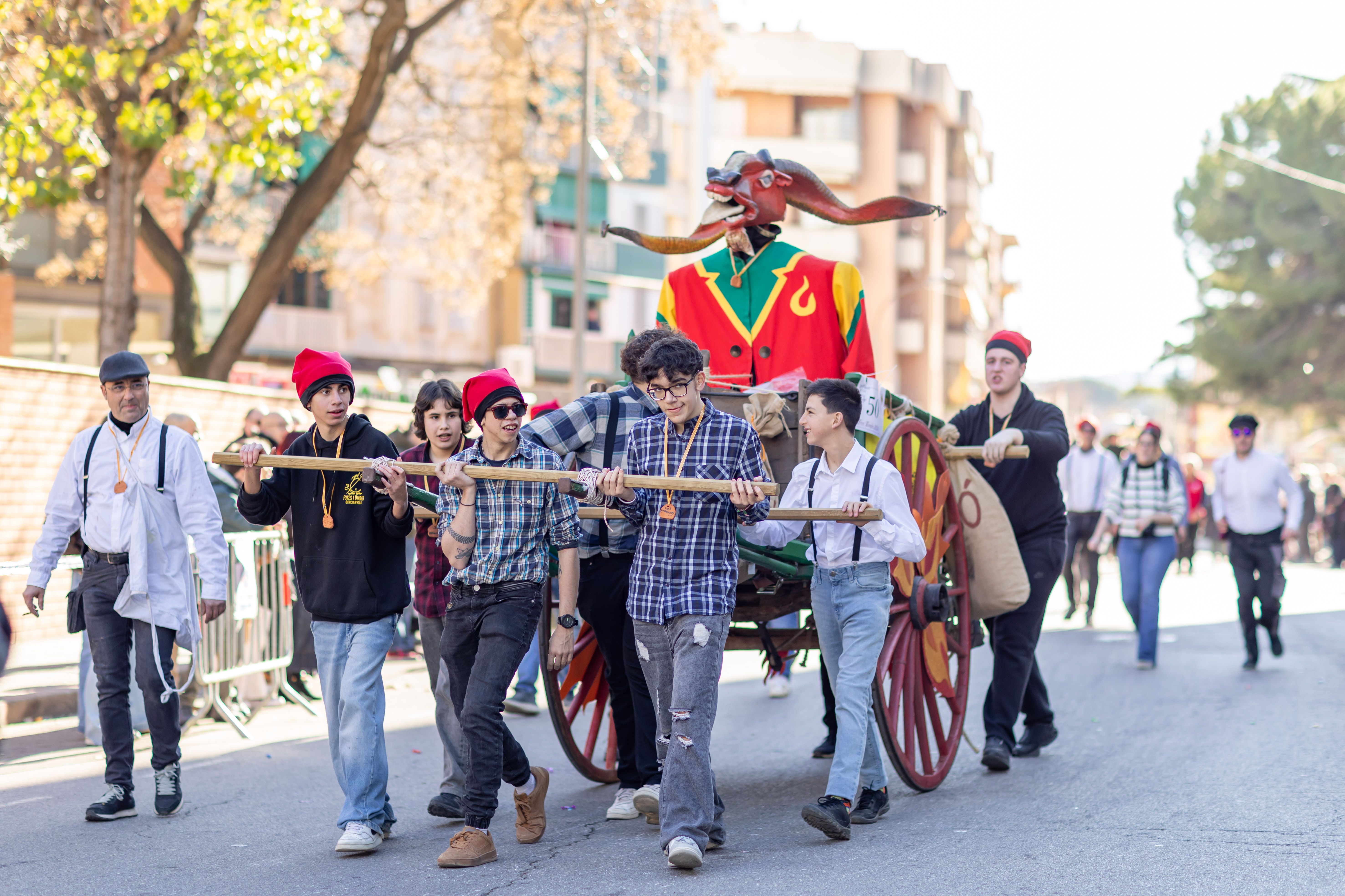 Els Diables de Cerdanyola també han participat. Foto: Arnau Padilla