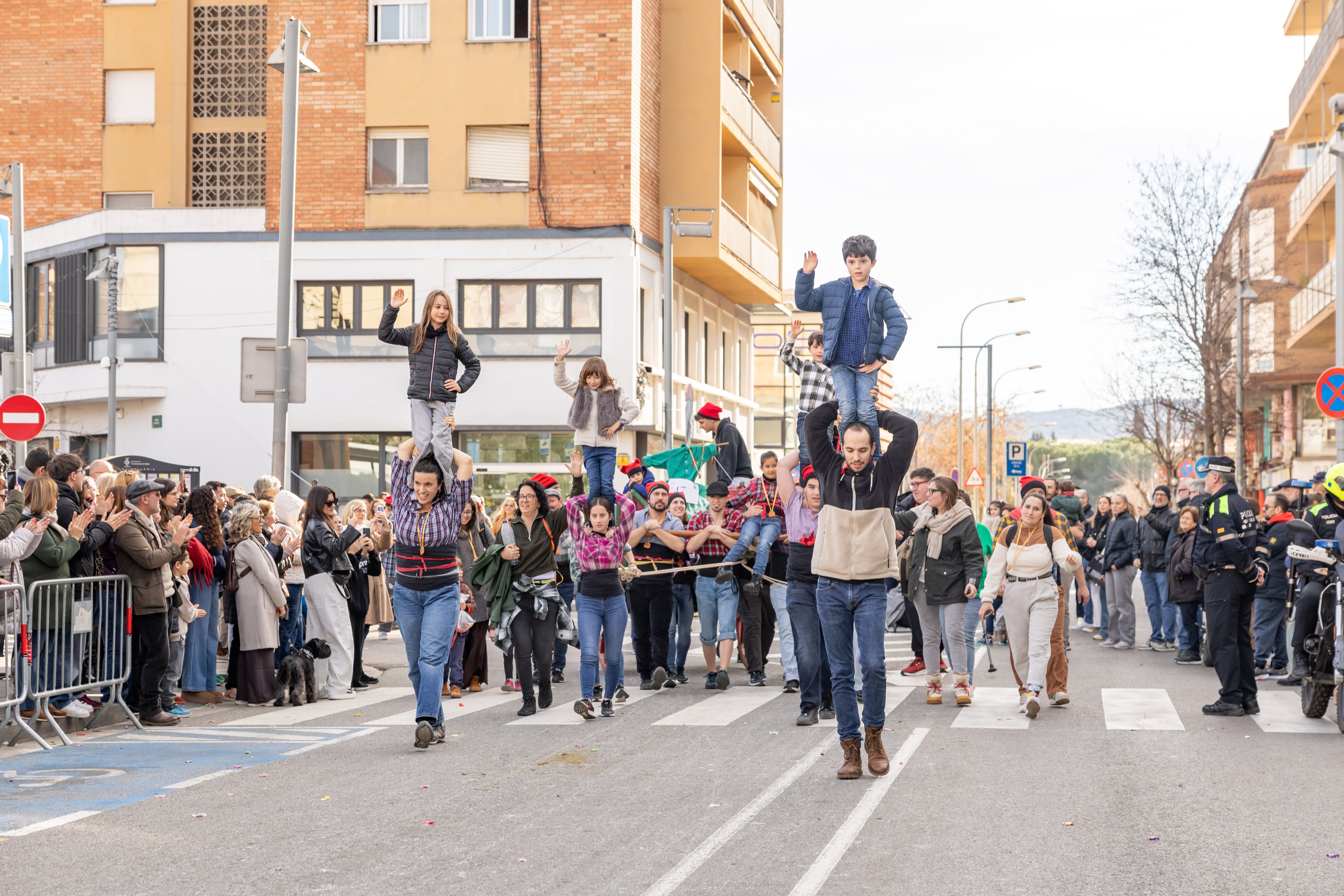 Castells als Tres Tombs. Foto: Arnau Padilla