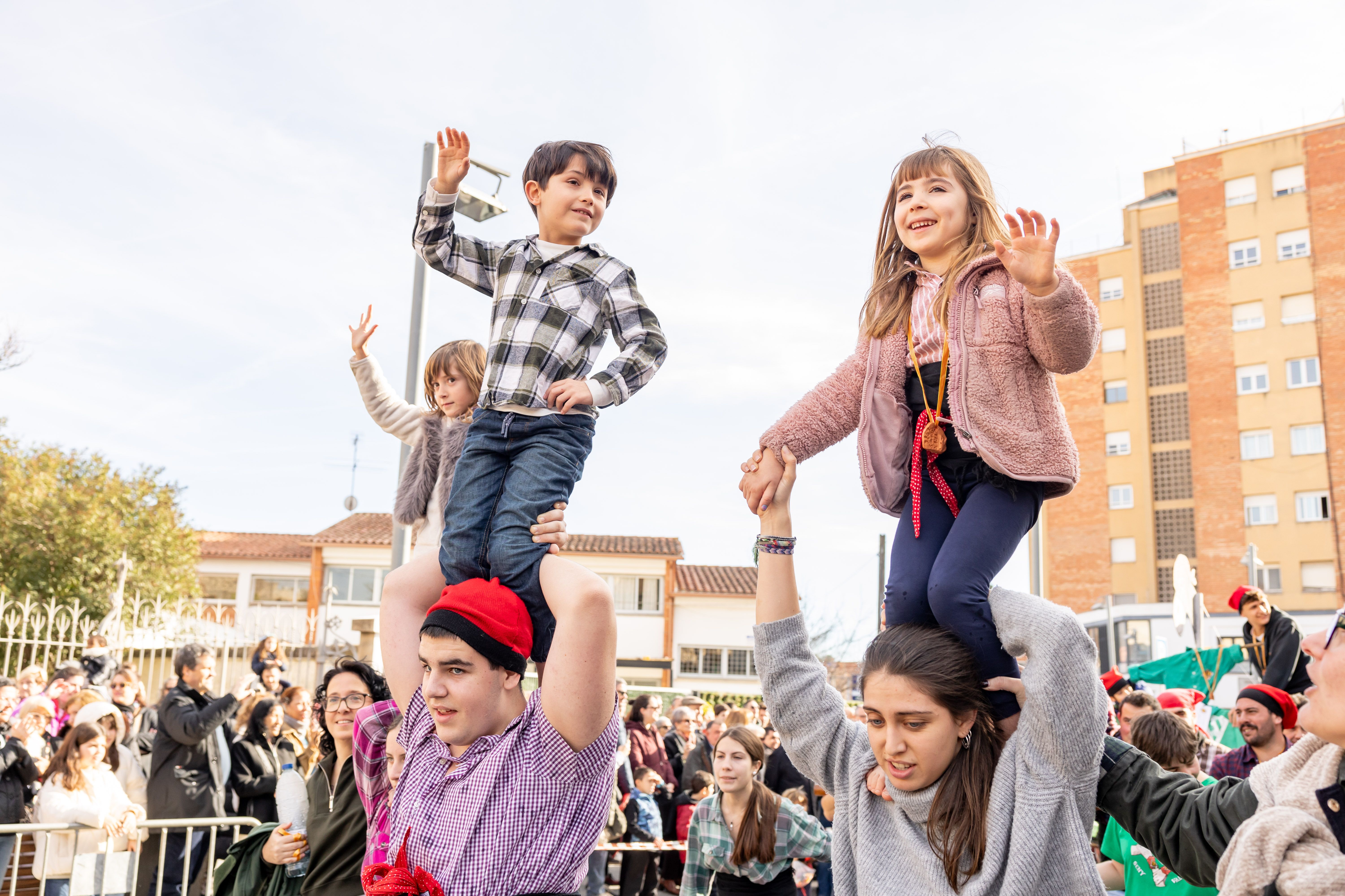 Castells als Tres Tombs. Foto: Arnau Padilla