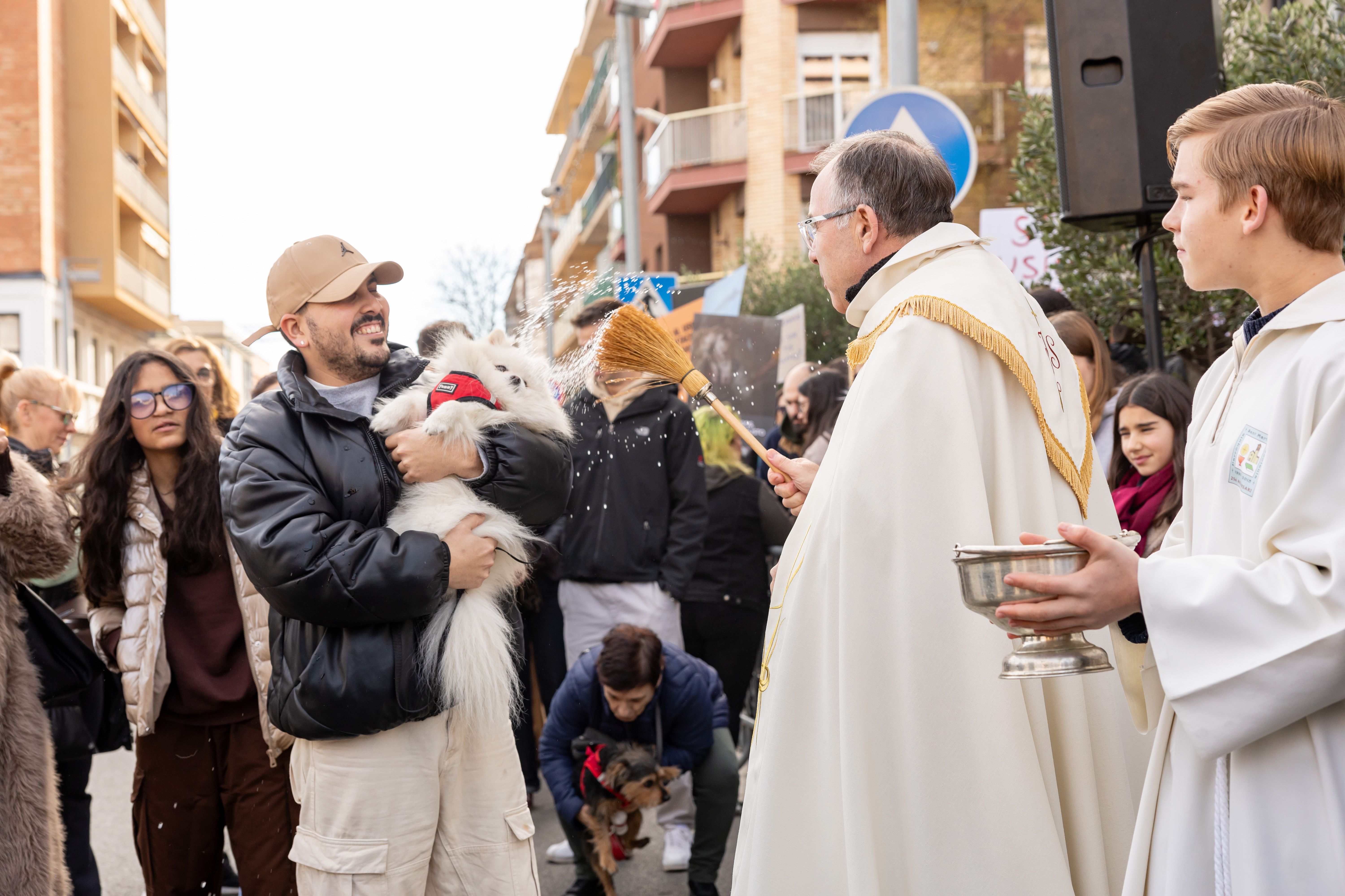 Benedicció dels animals. Foto: Arnau Padilla