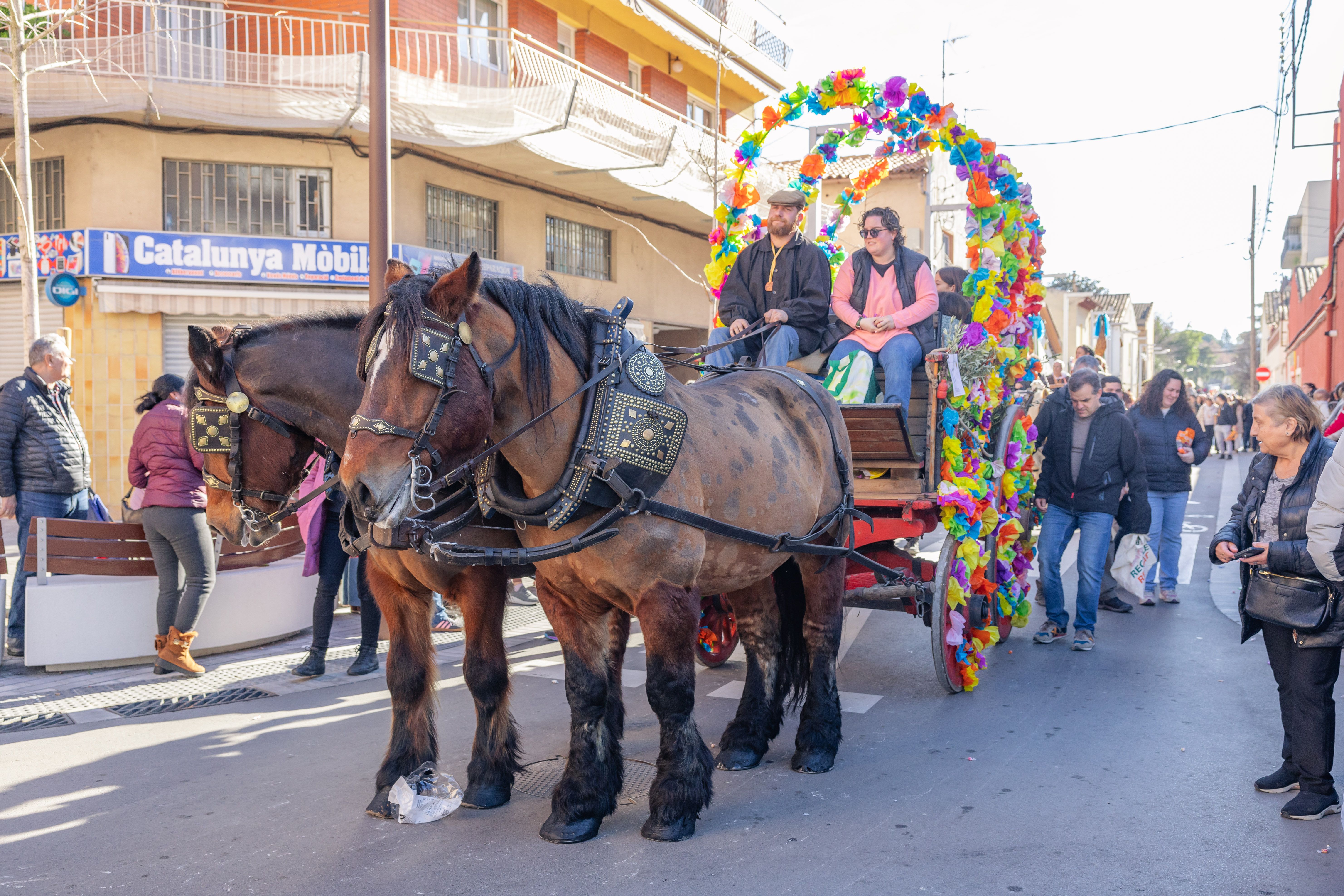 La passada dels Tres Tombs ha tornat a Cerdanyola. Foto: Arnau Padilla