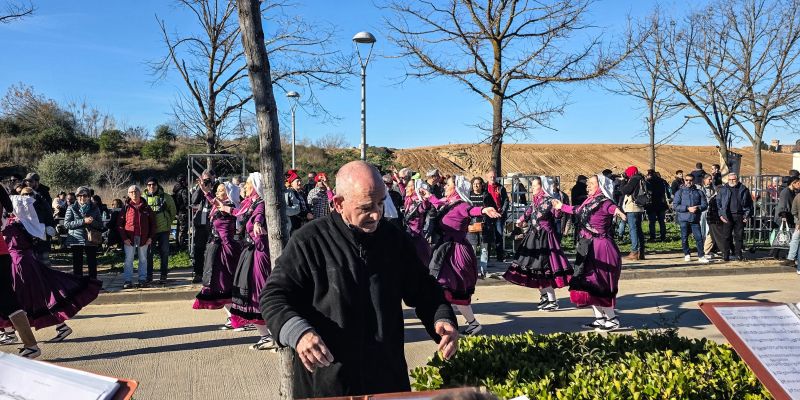 Cultura popular abans d'iniciar la passada. Foto: Marc Mata