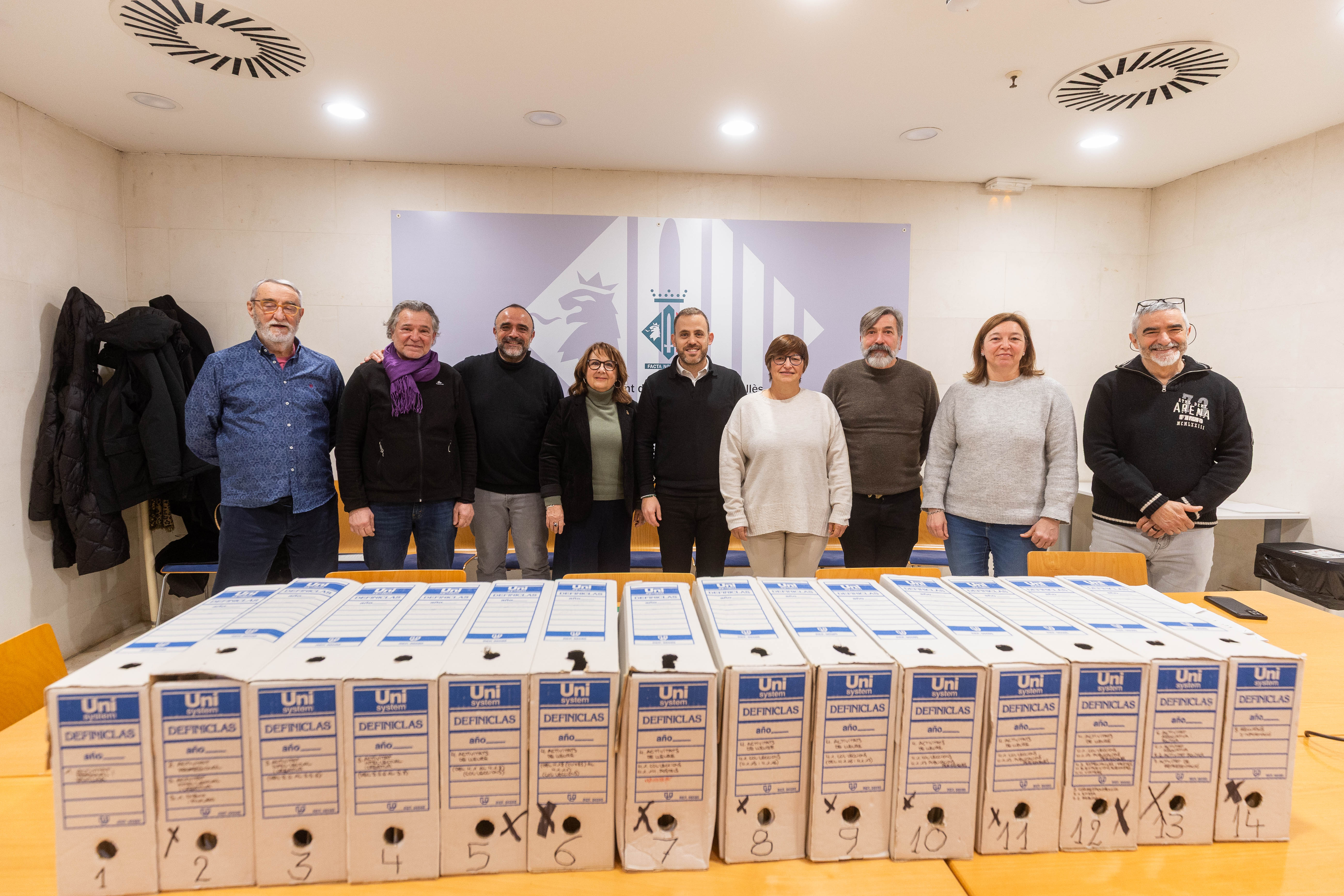 Aquest dimarts ha tingut lloc l'acte de formalització d'acceptació del fons. Foto: Ajuntament