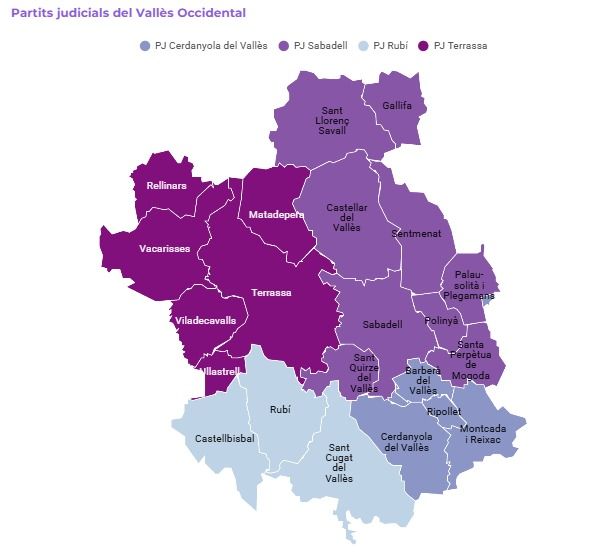 Mapa: Observatori del Consell Comarcal del Vallès Occidental