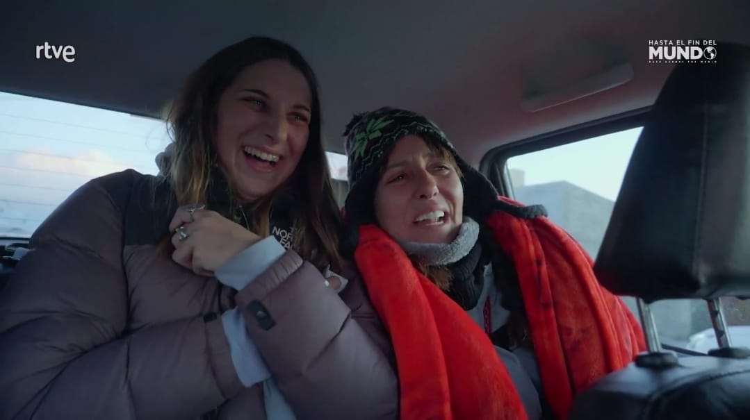 Yolanda Ramos i la seva neboda Ainoa a Hasta el fin del mundo. Foto: TVE