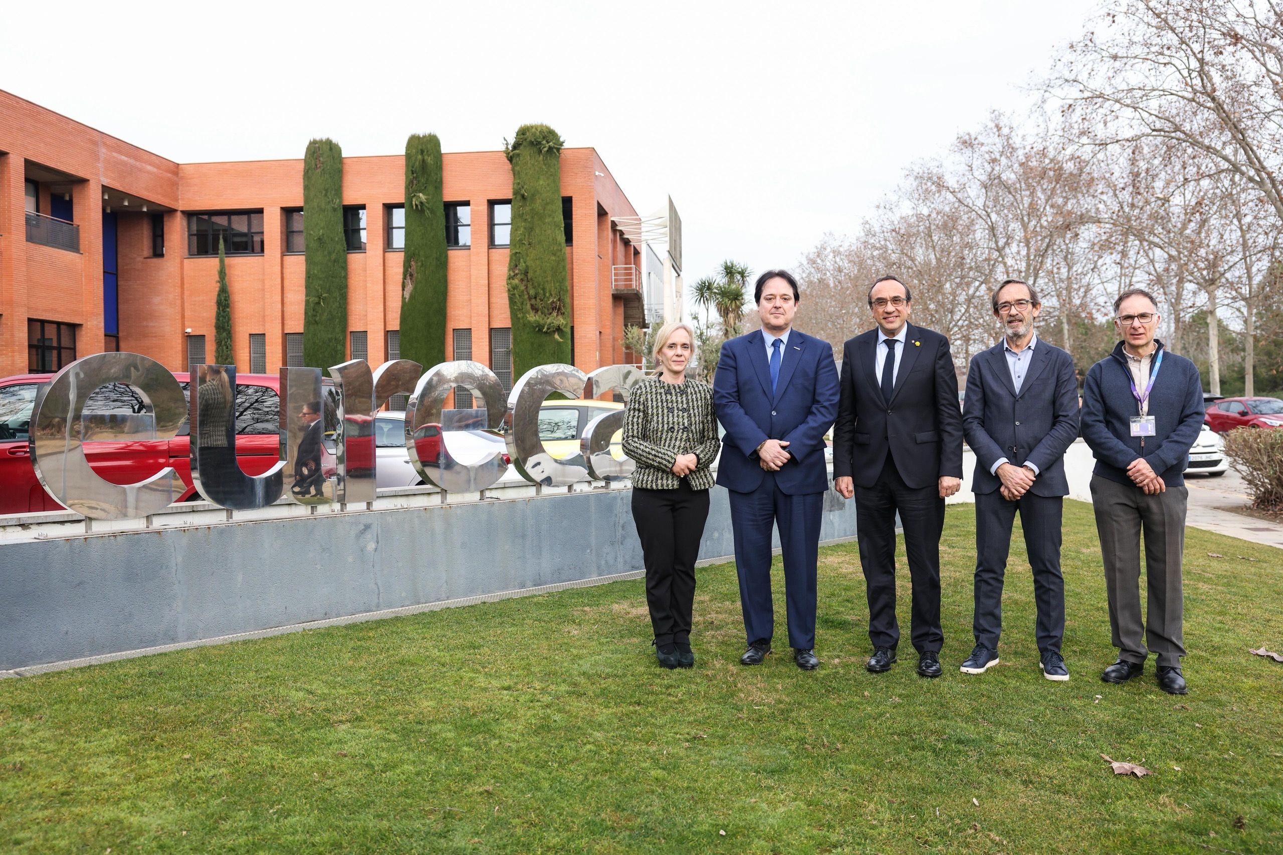 Eurecat, el president del Parlament visita la seu de Cerdanyola. FOTO: Cedida