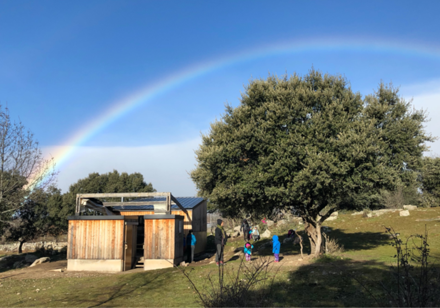 Les instal·lacions de la Boscescola de Madrid estan preparades per acollir 10 infants. Foto: Cedida