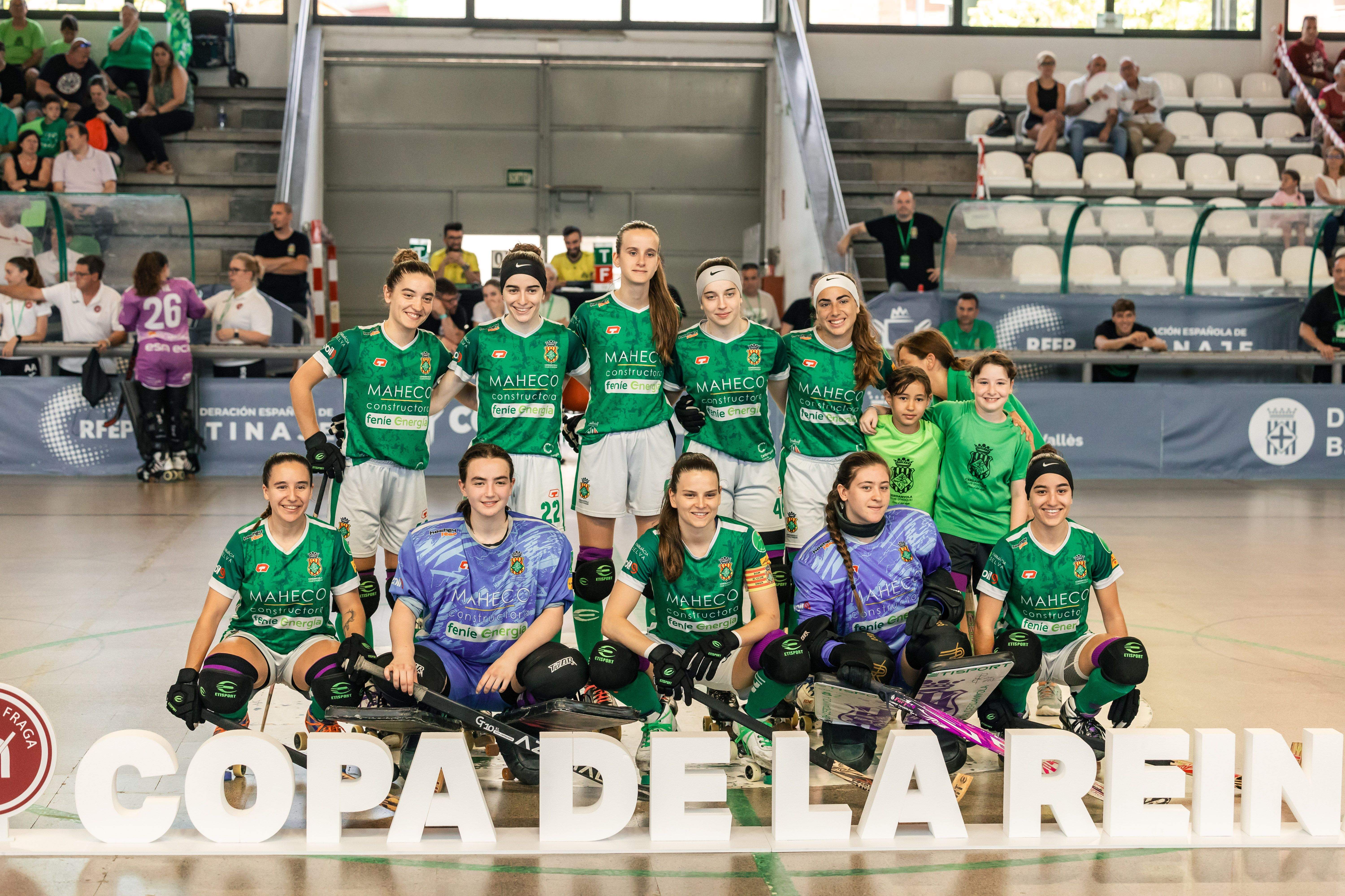 L'equip durant la Copa de la Reina 2025. Foto: Arnau Padilla