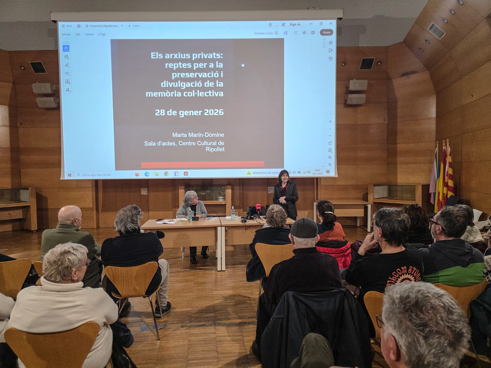 Jornada preservació arxius a Ripollet. Foto: Marc Mata