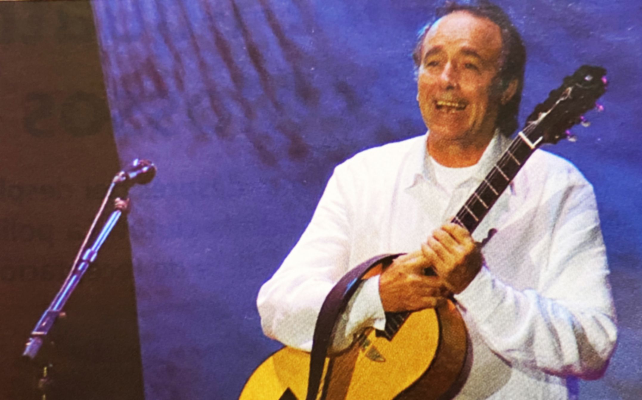 Joan Manuel Serrat, en concert al Teatre de l’Ateneu l’any 2006. FOTO: Cerdanyola al dia