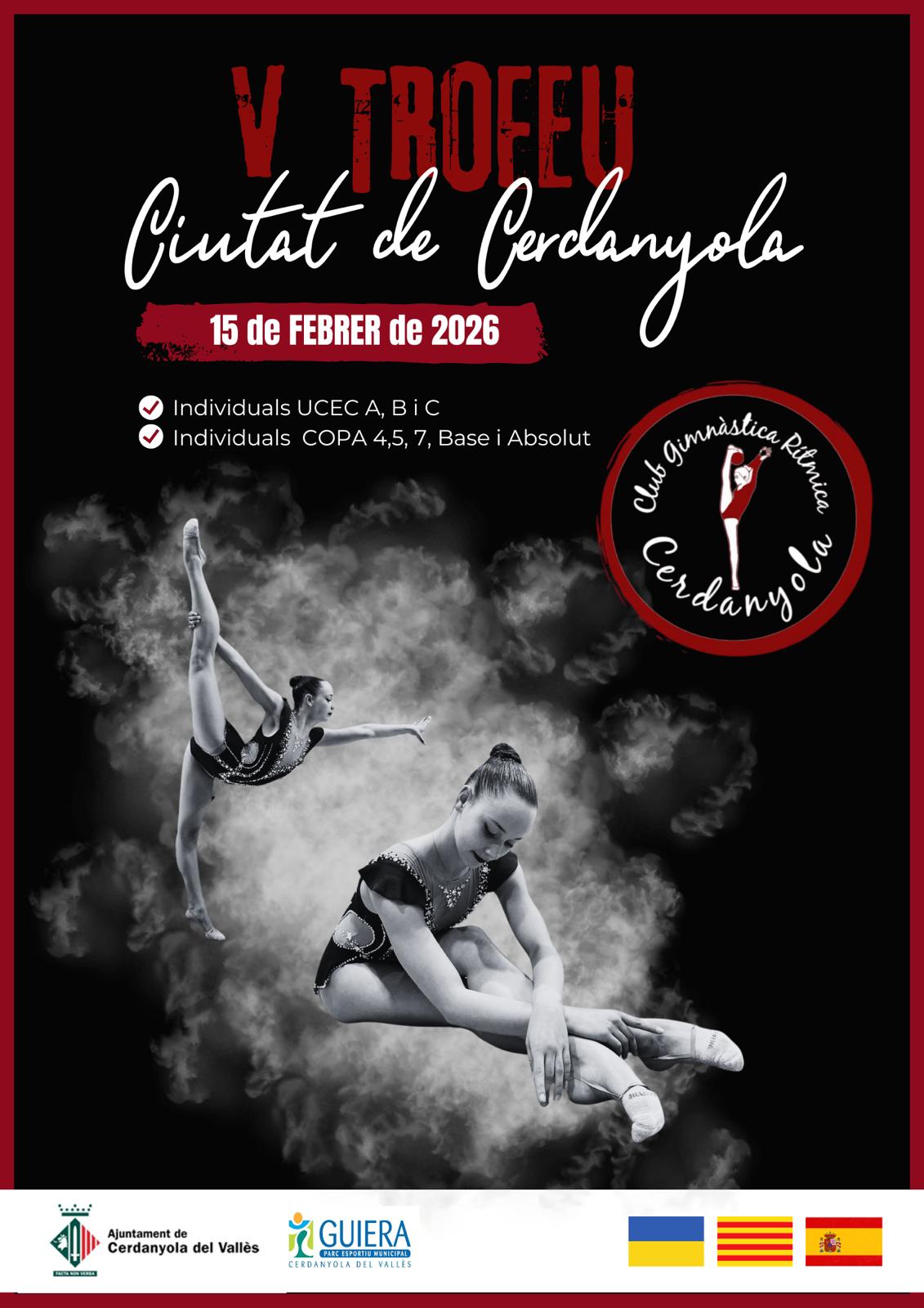 Cartell del V Trofeu de Gimnàstica Rítmica Ciutat de Cerdanyola