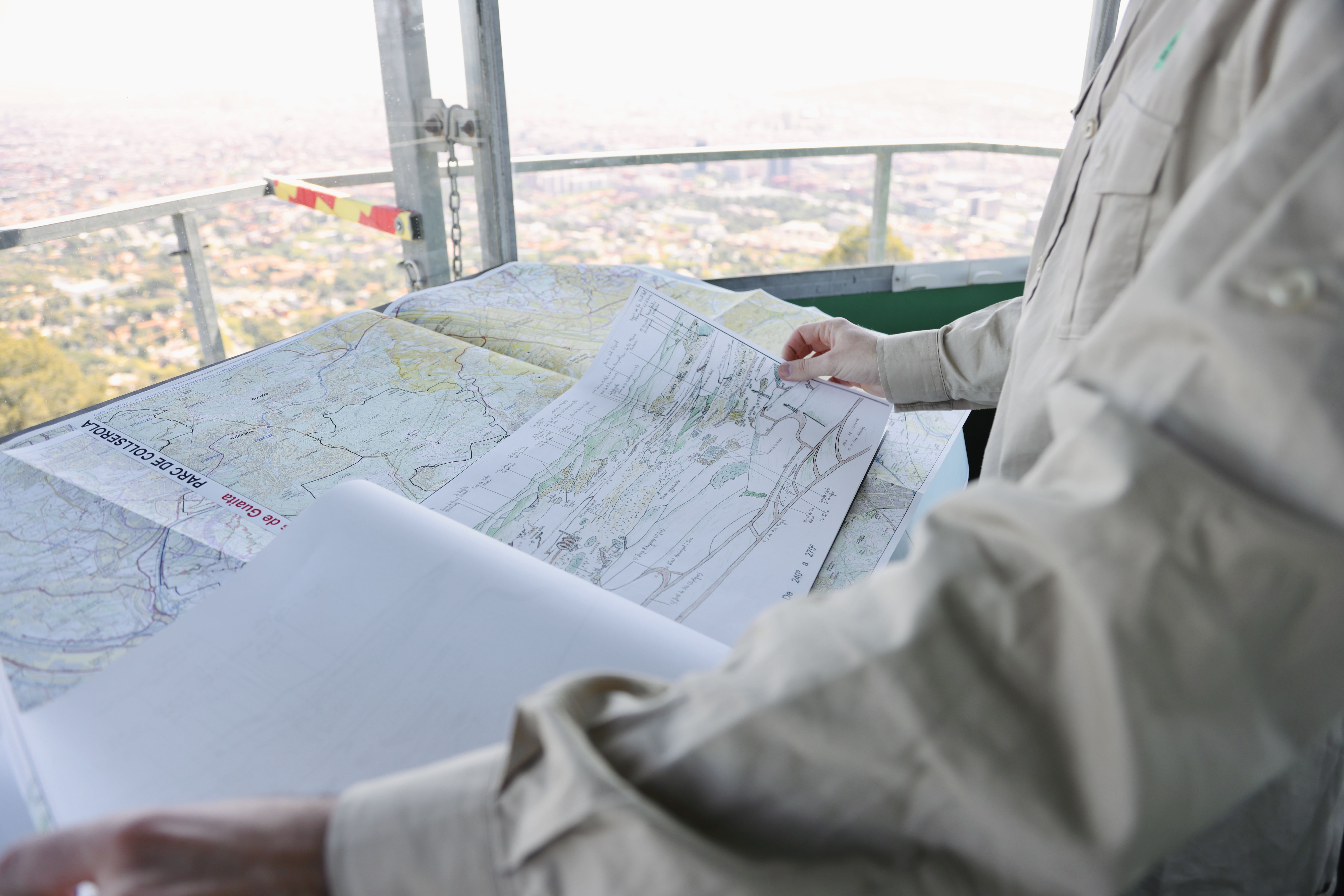 Vistes sobre el Parc Natural des de la Torre de Collserola. FOTO: AMB