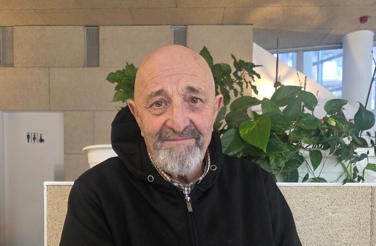 Joan Mimó en el moment de l’entrevista. Foto: Marc Mata