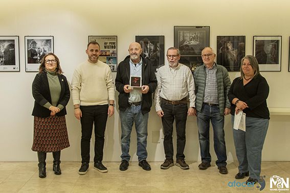 Joan Mimó primer premi del 41è Concurs Pere Viltró, a la Sala Elisa Arimany. FOTO: Manel Navarro