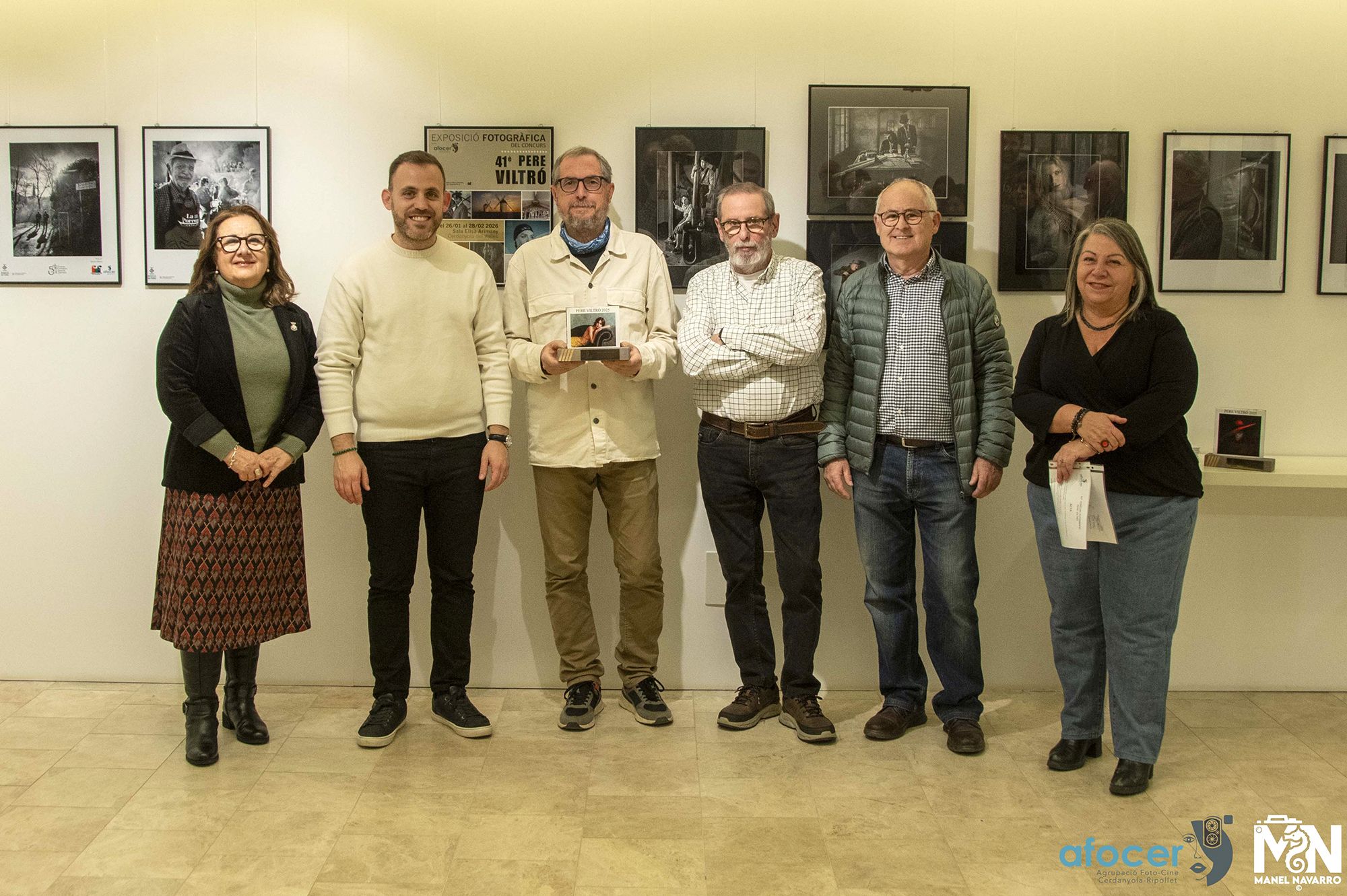 Lliurament de premis del 41è Concurs Pere Viltró, a la Sala Elisa Arimany. FOTO: Manel Navarro