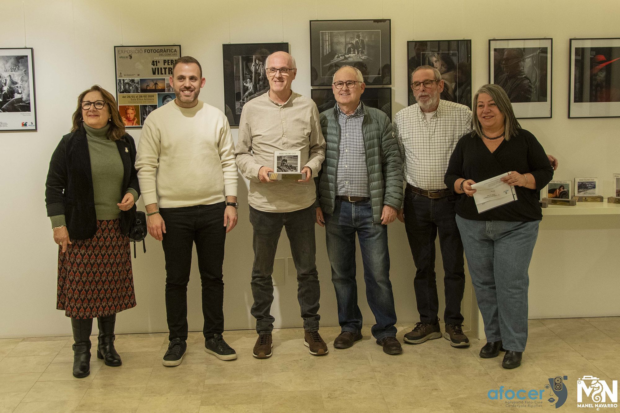 Lliurament de premis del 41è Concurs Pere Viltró, a la Sala Elisa Arimany. FOTO: Manel Navarro