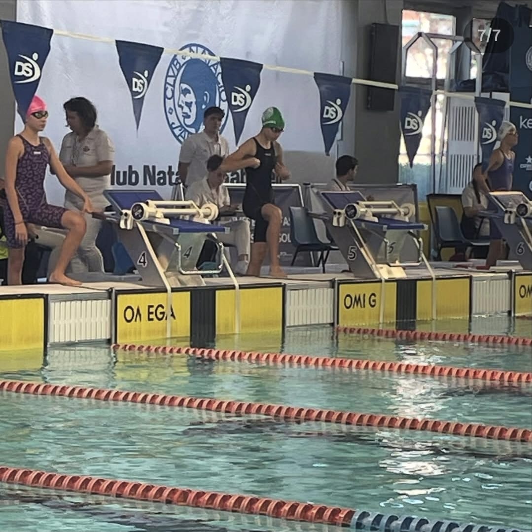 El Club Natació Cerdanyola en una competició Foto: CN Cerdanyola 