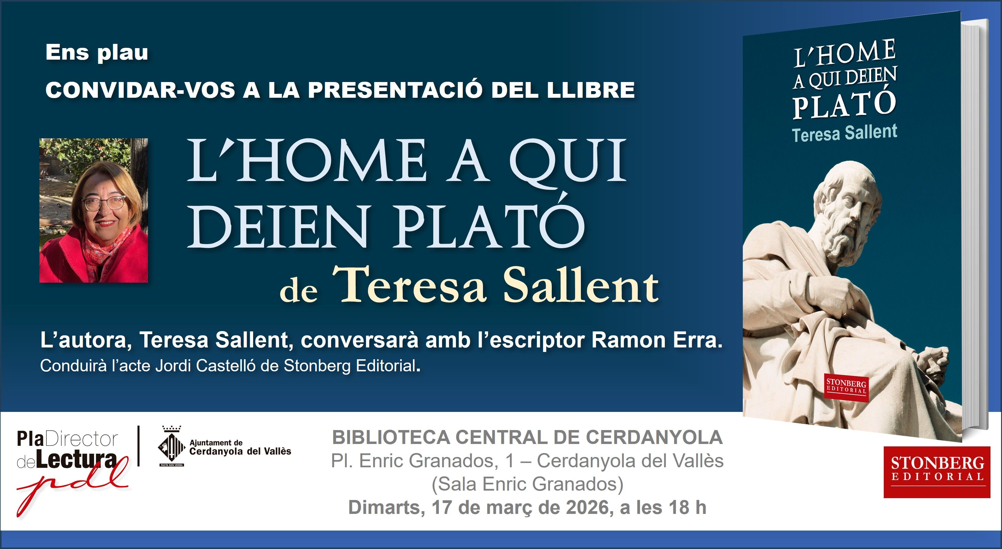 Invitació de la presentació de Teresa Sellent, el març
