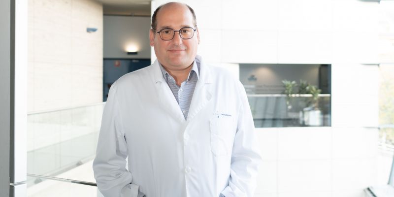 Dr. Daniel Adán, coordinador del C.I.R., especialista en medicina regenerativa i de la longevitat del CIR de Grup Policlínic, al Policlínic Torreblanca FOTO: Cedida