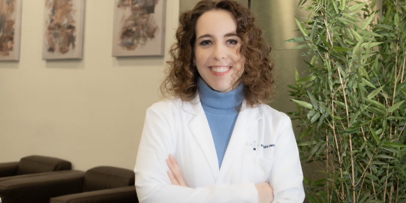 Miriam Rivera, especialista en medicina regenerativa i antienvelliment del CIR de Grup Policlínic a Policlínic Sant Cugat FOTO: Cedida