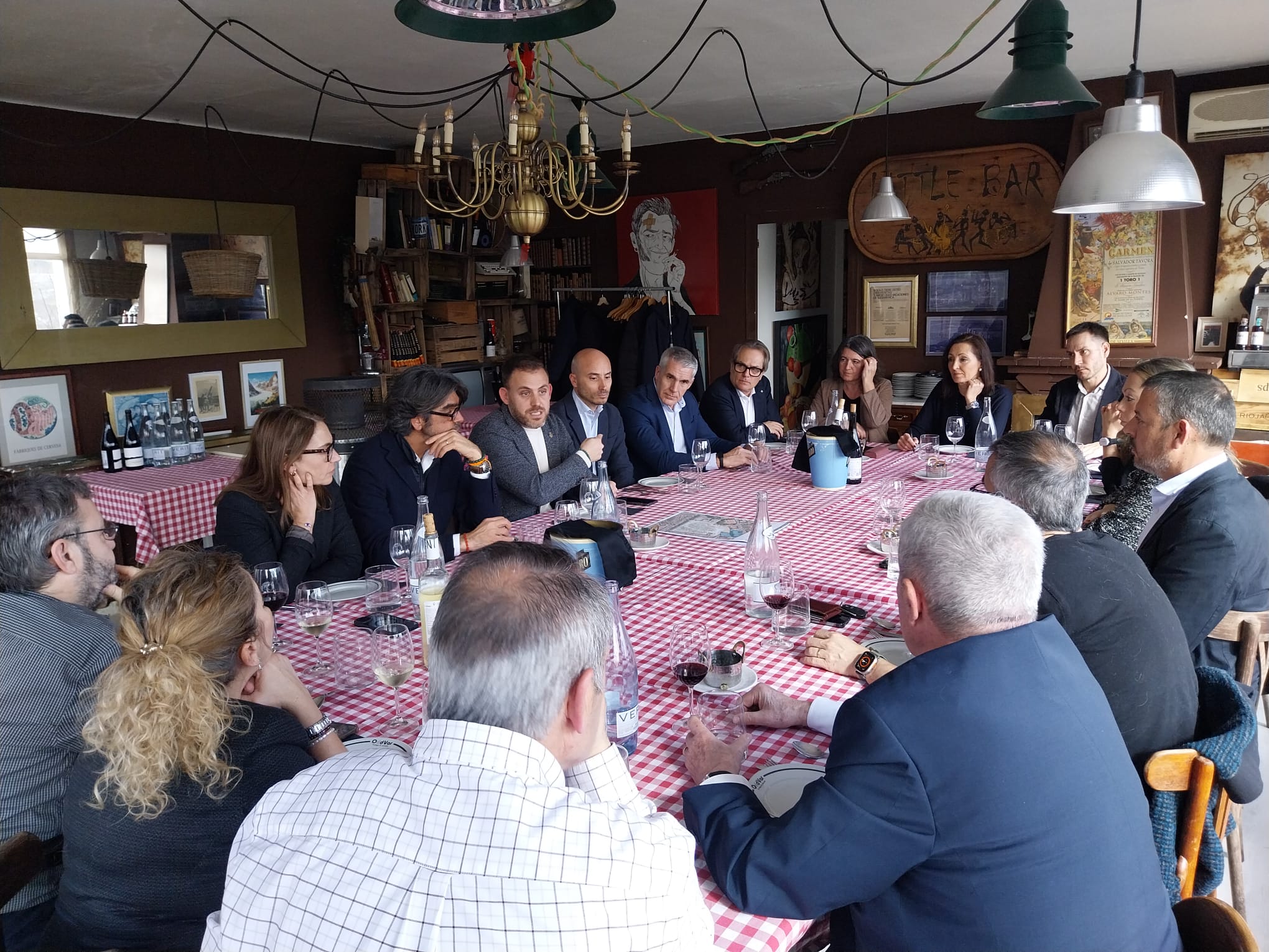 Trobada anual entre l'associació Cerdanyola Empresarial i el govern municipal, celebrada aquest dimecres 11 de febrer. FOTO Cerdanyola empresarial.