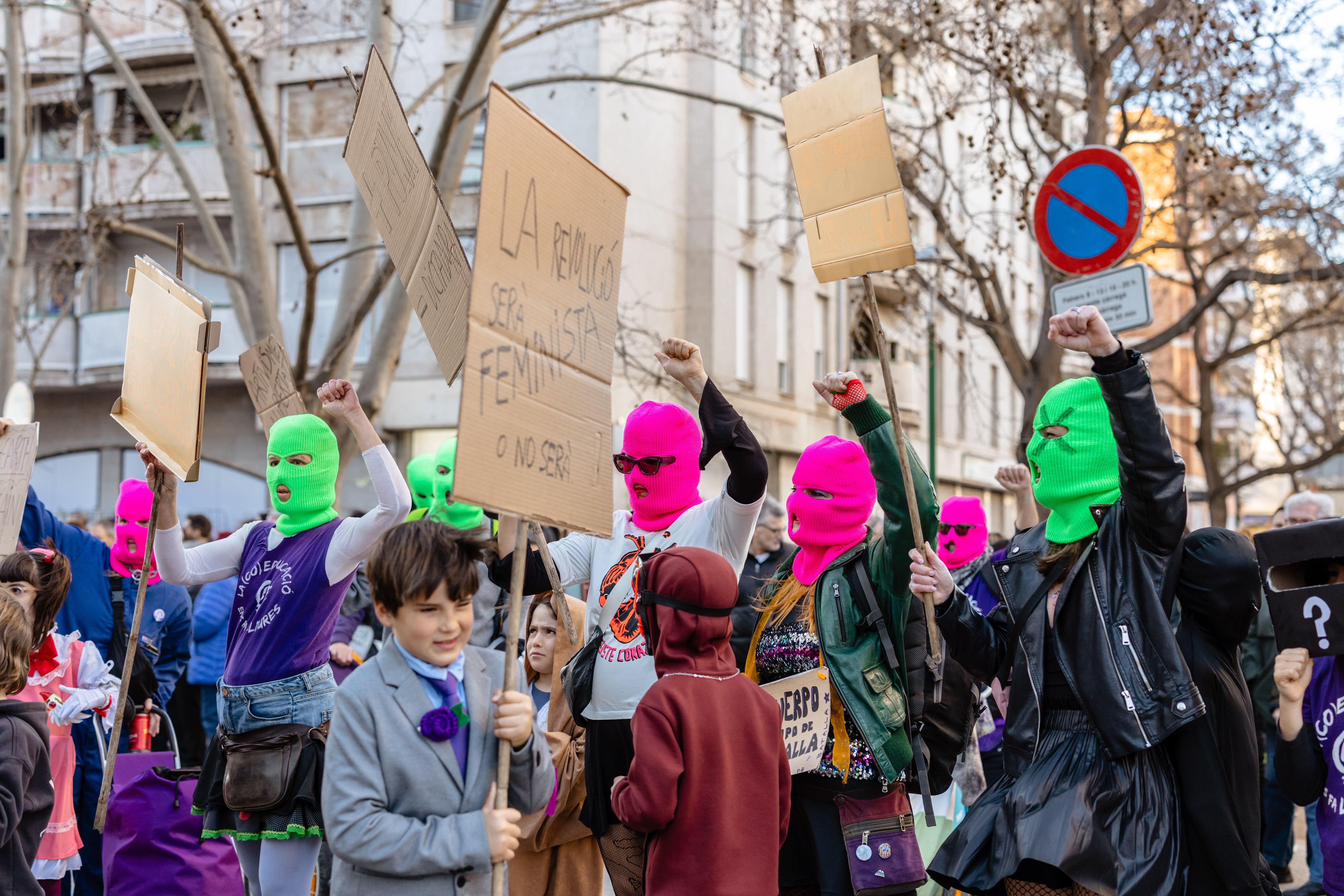 També hi ha hagut comparses reivindicatives. Foto: Arnau padilla
