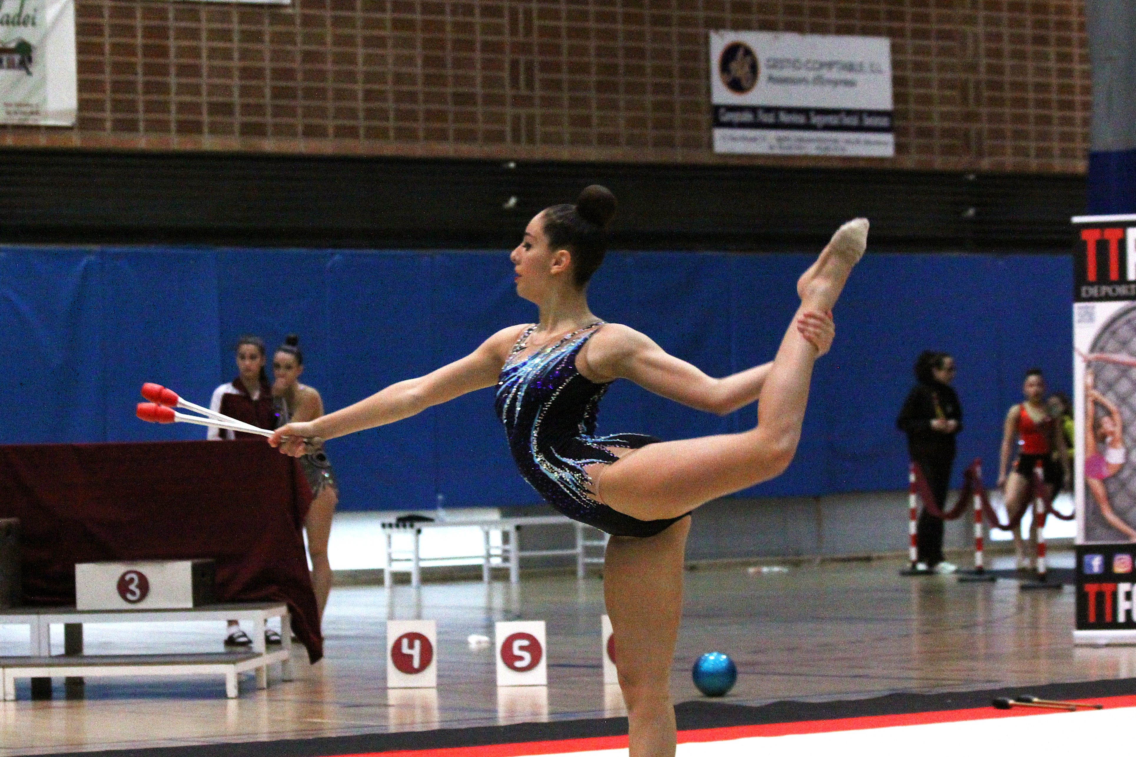 Delfi Rivas, del CGRC, durant la seva actuació. Foto: Laia Jubany