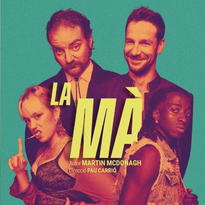 Cartell de l'obra de teatre 'La mà'