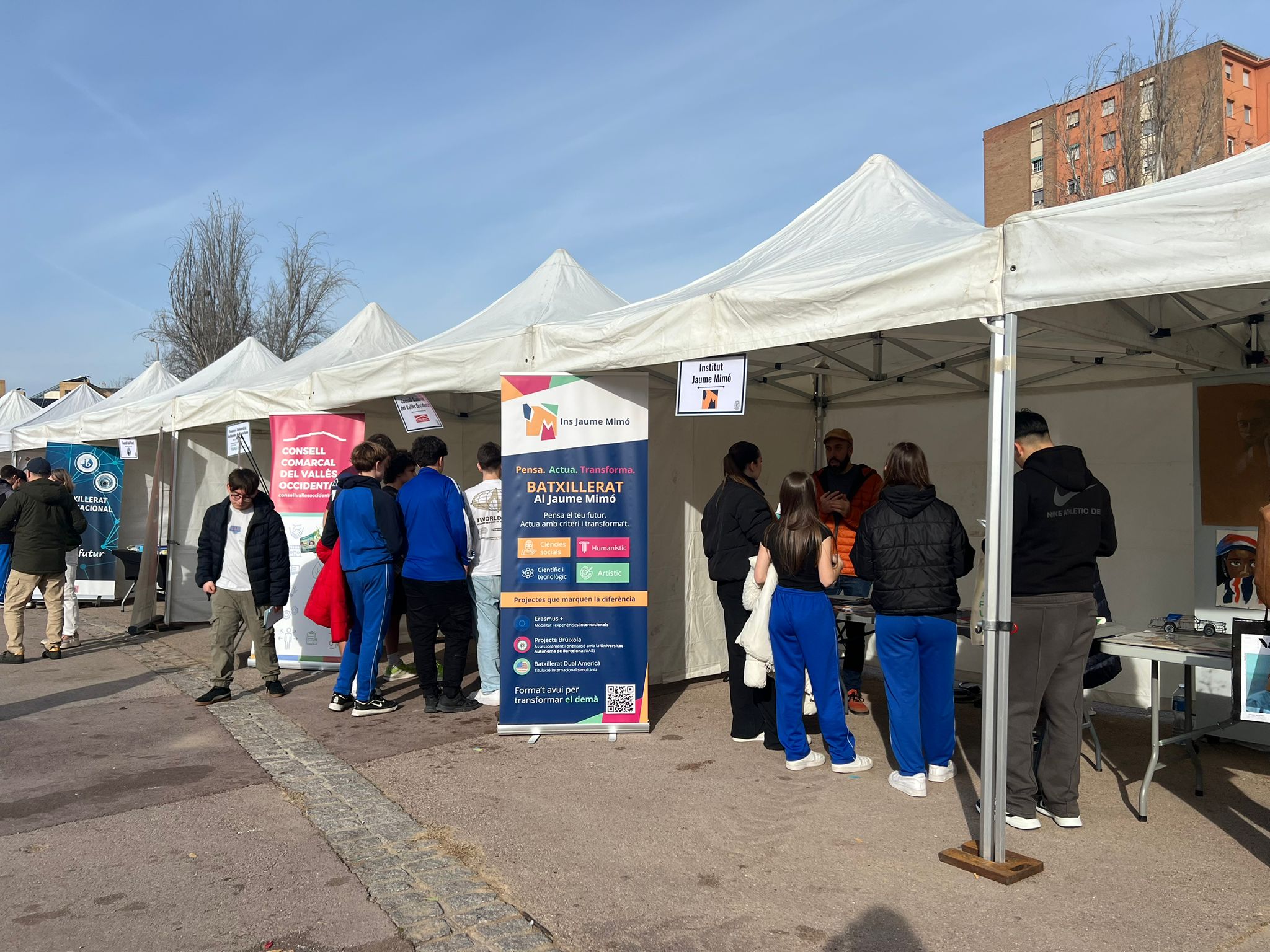 La fira ha estat valorada positivament per l'alumnat, els centres educatius i l'organització. Foto: Laia Jubany