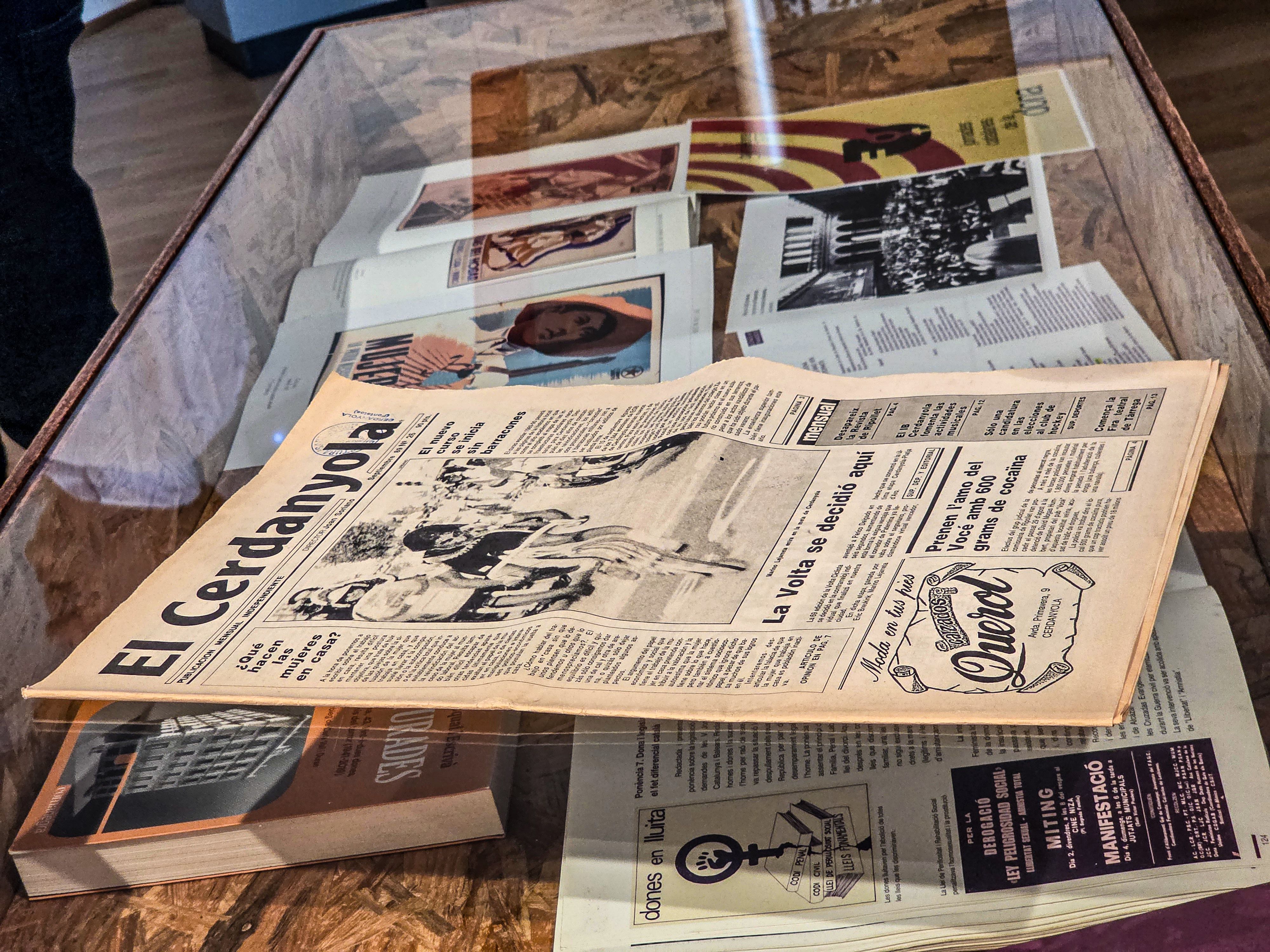 Un diari cerdanyolenc de l'època. FOTO: Marc Mata