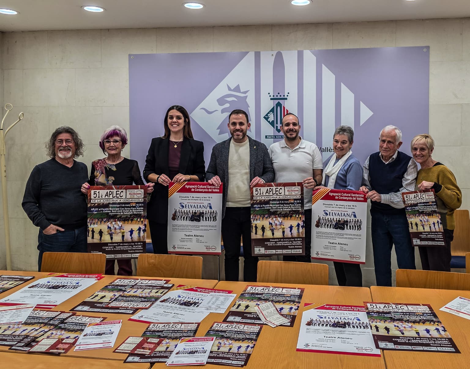 Roda de premsa de presentació. FOTO: Marc Mata 