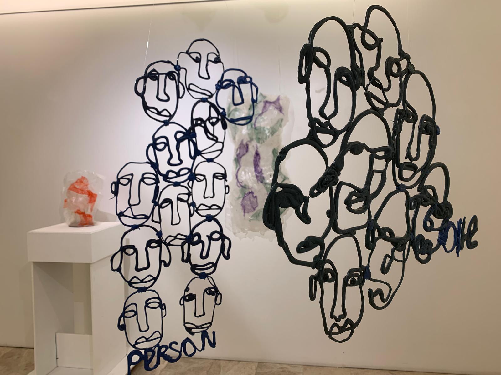 Escultura feta amb plàstics FOTO: Judit Josa