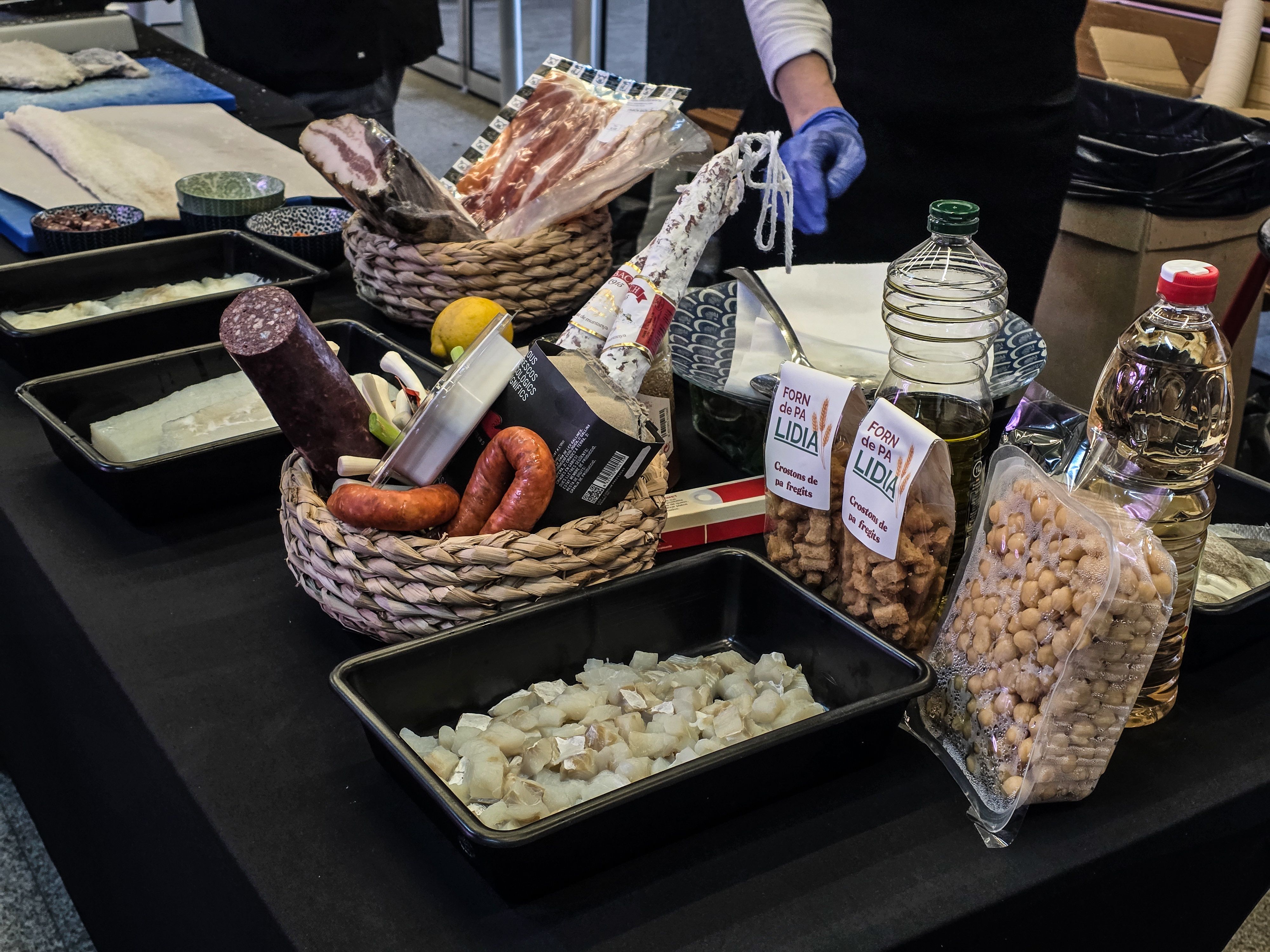 Taller de bacallà al Mercat de Serraperera. Foto: Marc Mata