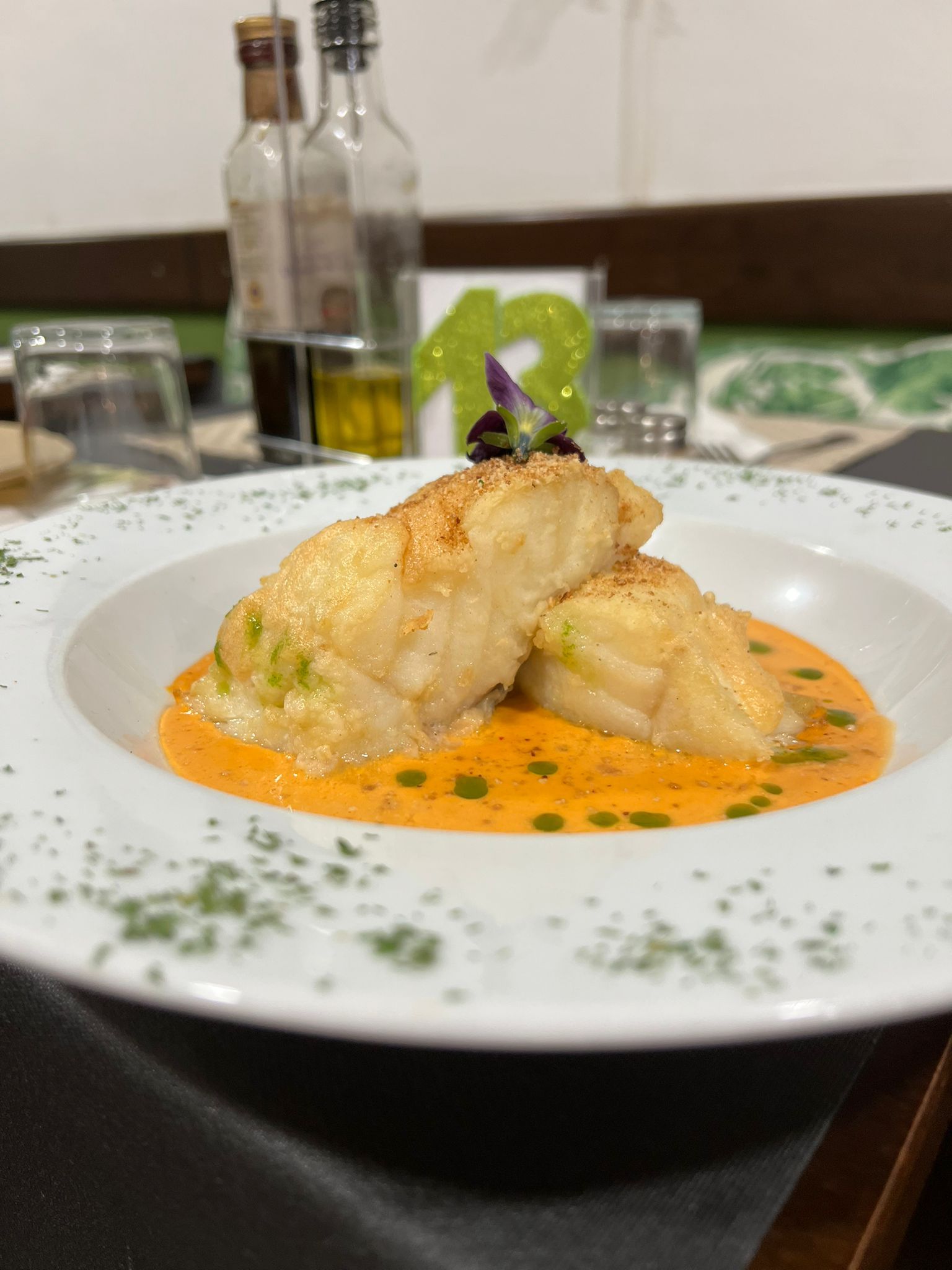 Plats de bacallà al restaurant El Racó de la Plaça. Foto: Laia Jubany