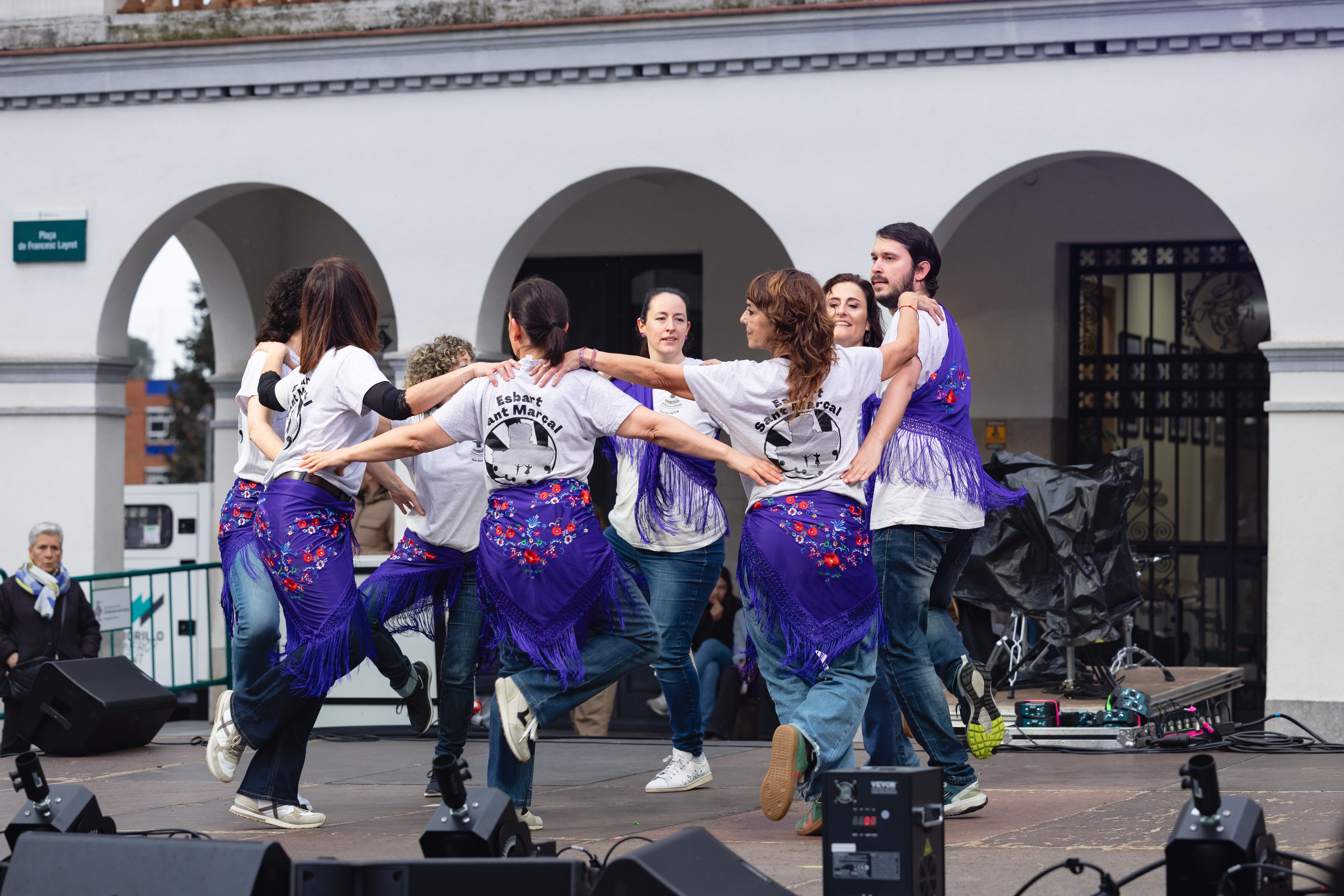 Les entitats culturals han fet exhibicions de dansa. Foto: Arnau Padilla