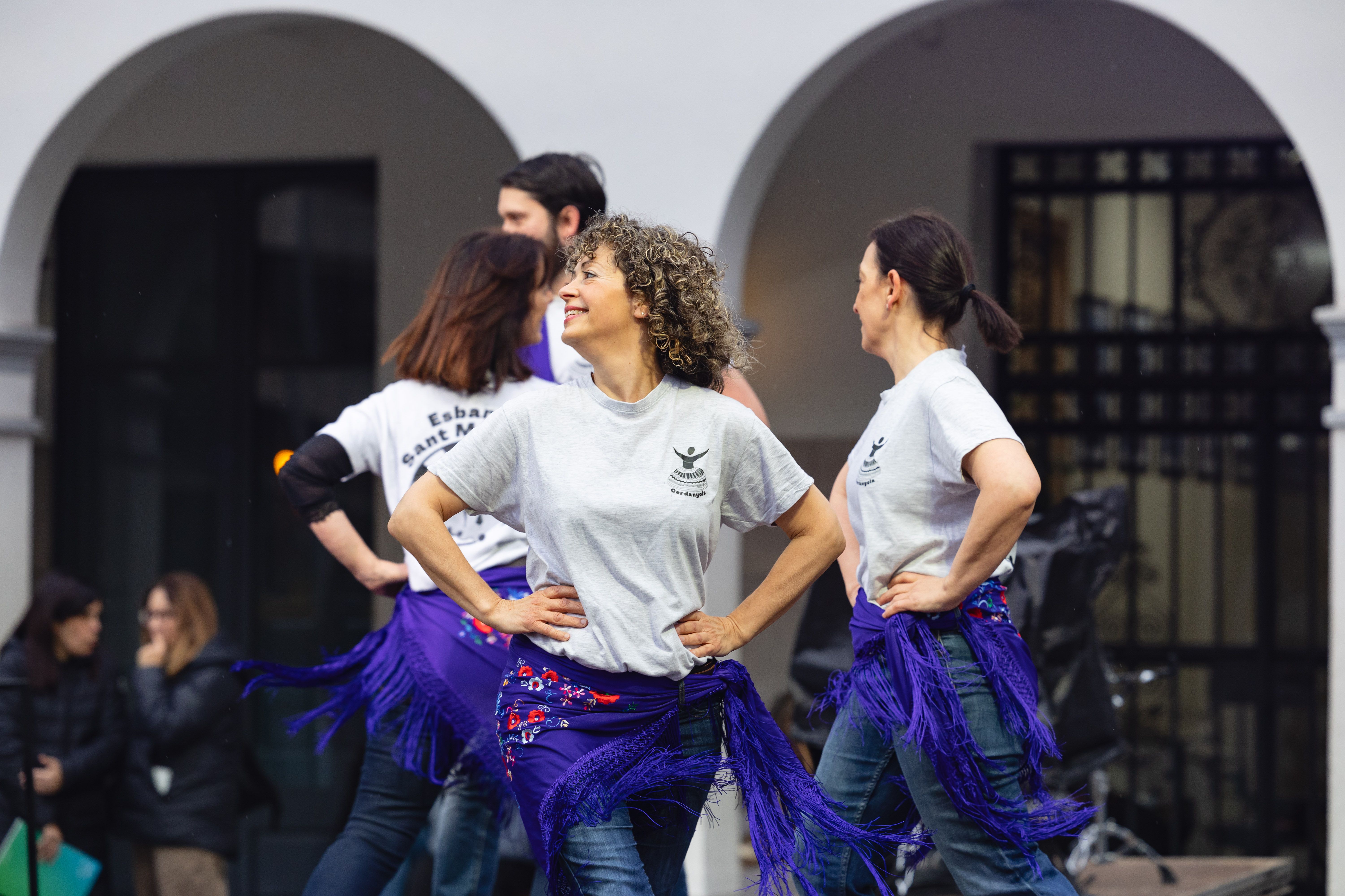 Les entitats culturals han fet exhibicions de dansa. Foto: Arnau Padilla