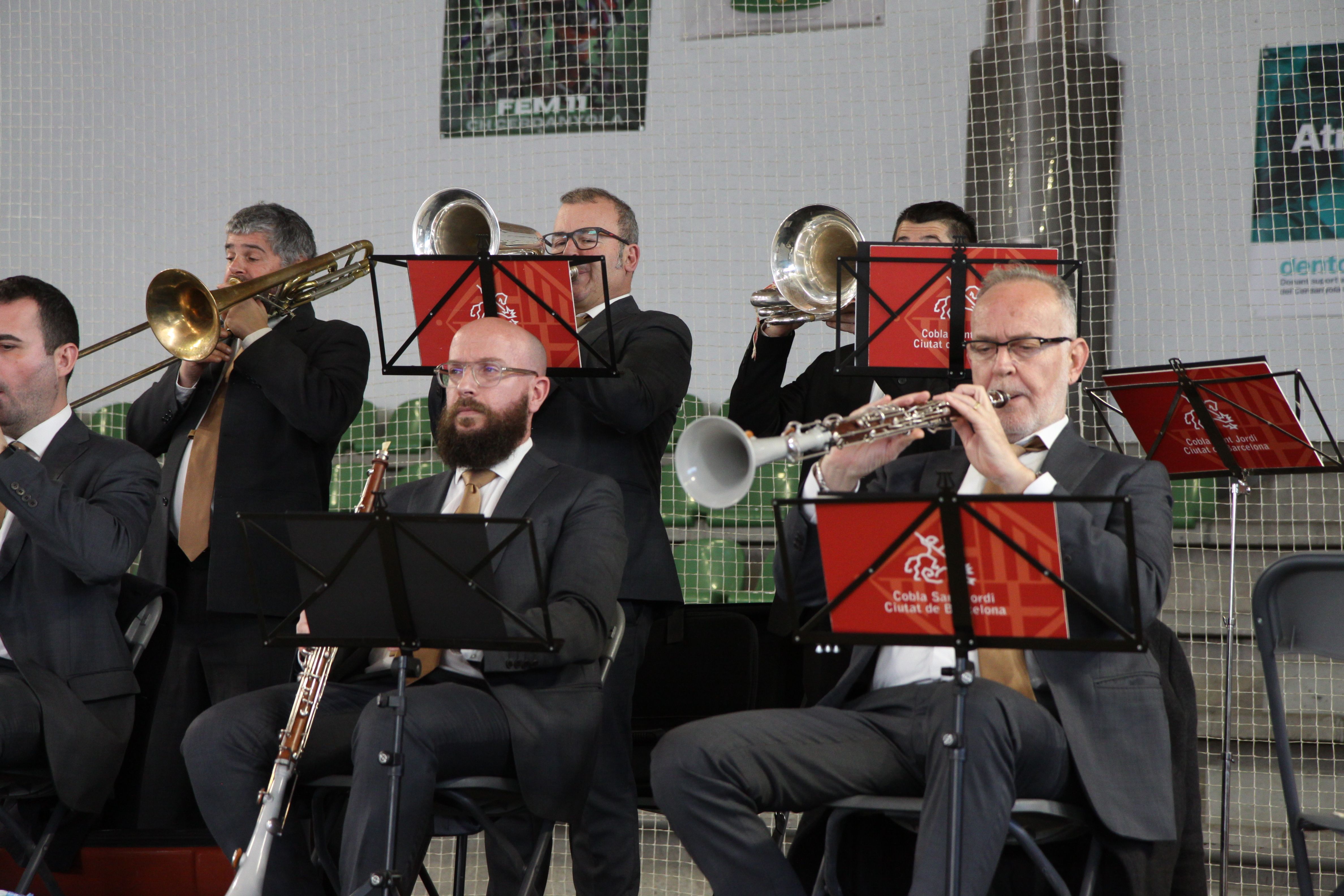 La Cobla Sant Jordi durant el 52è Aplec de la Sardana de Cerdanyola. Foto: Laia Jubany