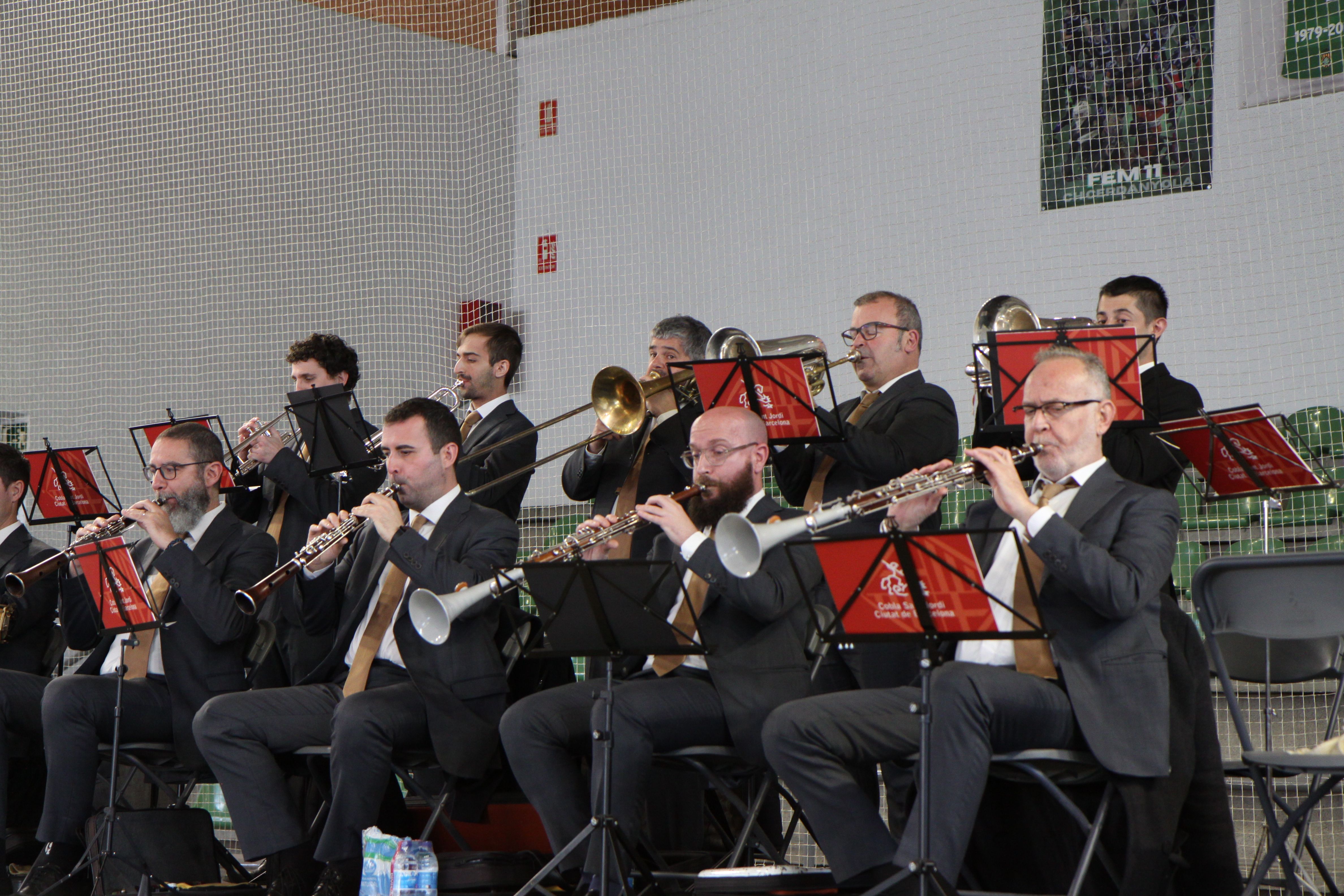 La Cobla Sant Jordi durant el 52è Aplec de la Sardana de Cerdanyola. Foto: Laia Jubany