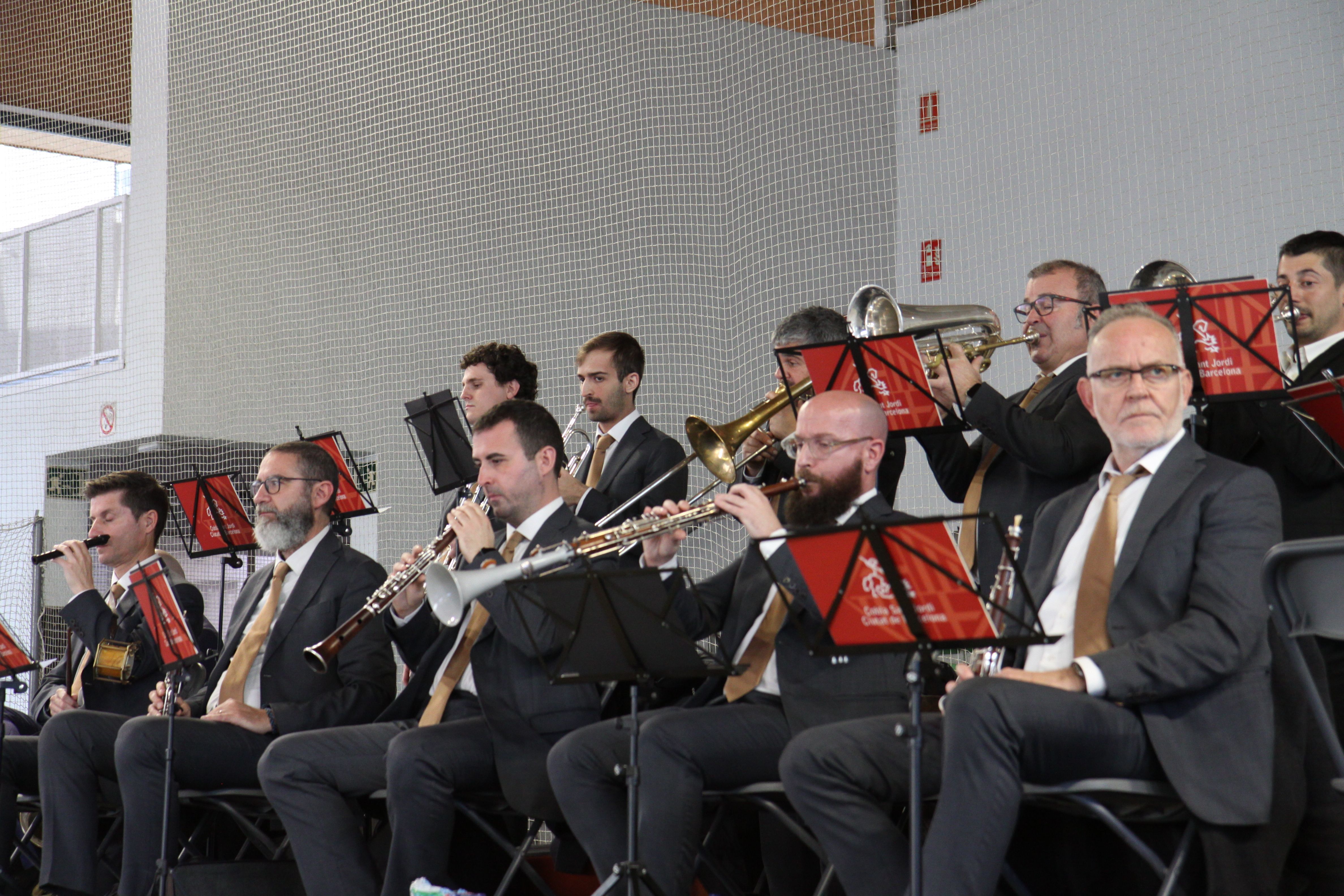 La Cobla Sant Jordi durant el 52è Aplec de la Sardana de Cerdanyola. Foto: Laia Jubany