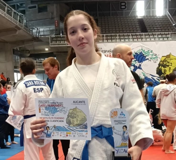 Marta Recuero, campiona estatal de -57 elit. Foto: Cerdanyola Club Judo