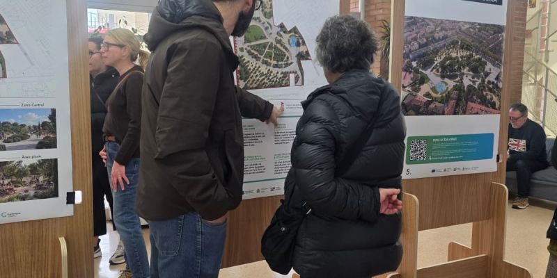 Presentació del projecte del futur parc Flor de Maig. FOTO Marc Mata 