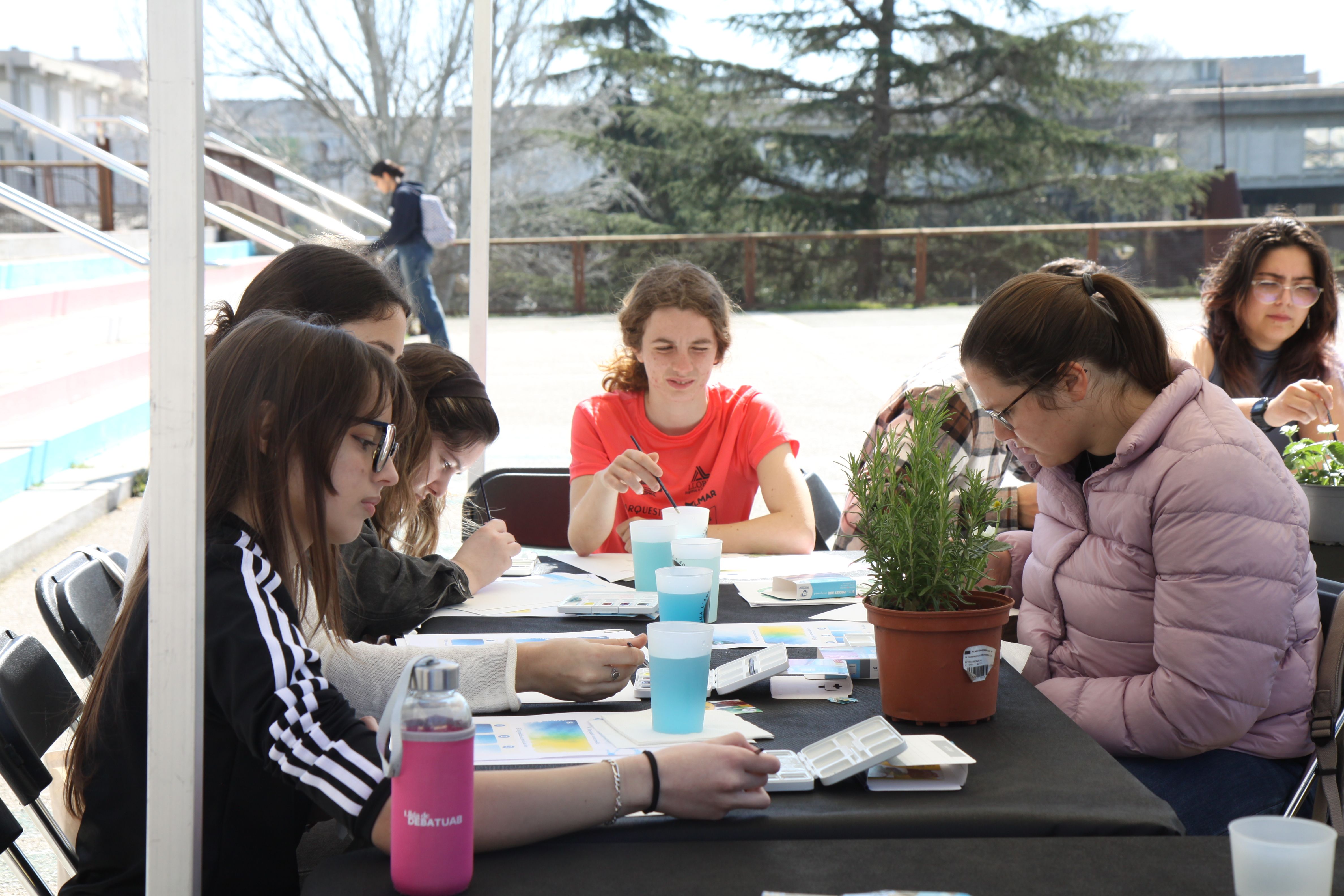Taller 'Plantes d’aquarel·la'. Foto: Laia Jubany
