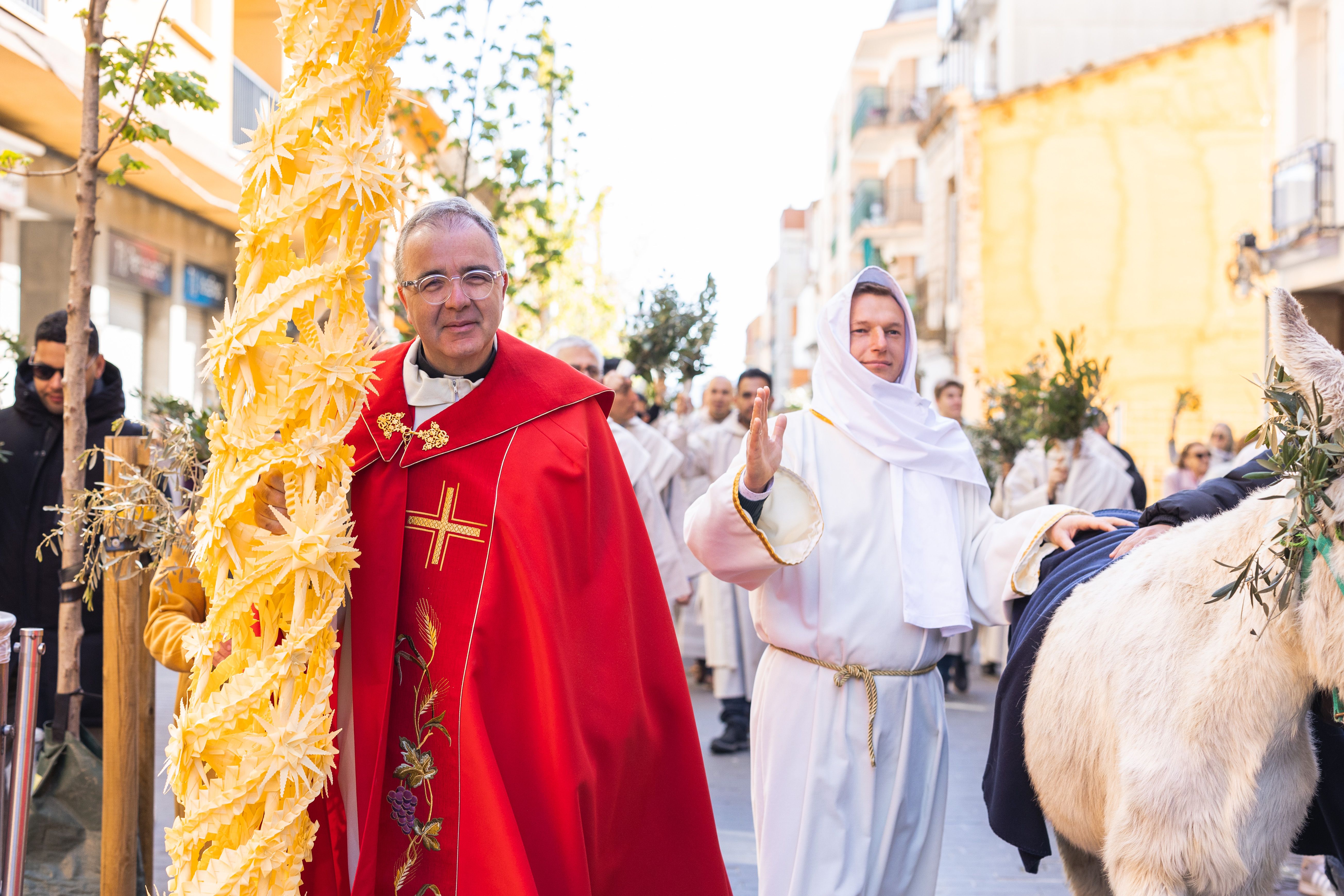 Cerdanyola s'omple de gom a gom per celebrar el Diumenge de Rams. FOTO Arnau Padilla (TOT Cerdanyola) 