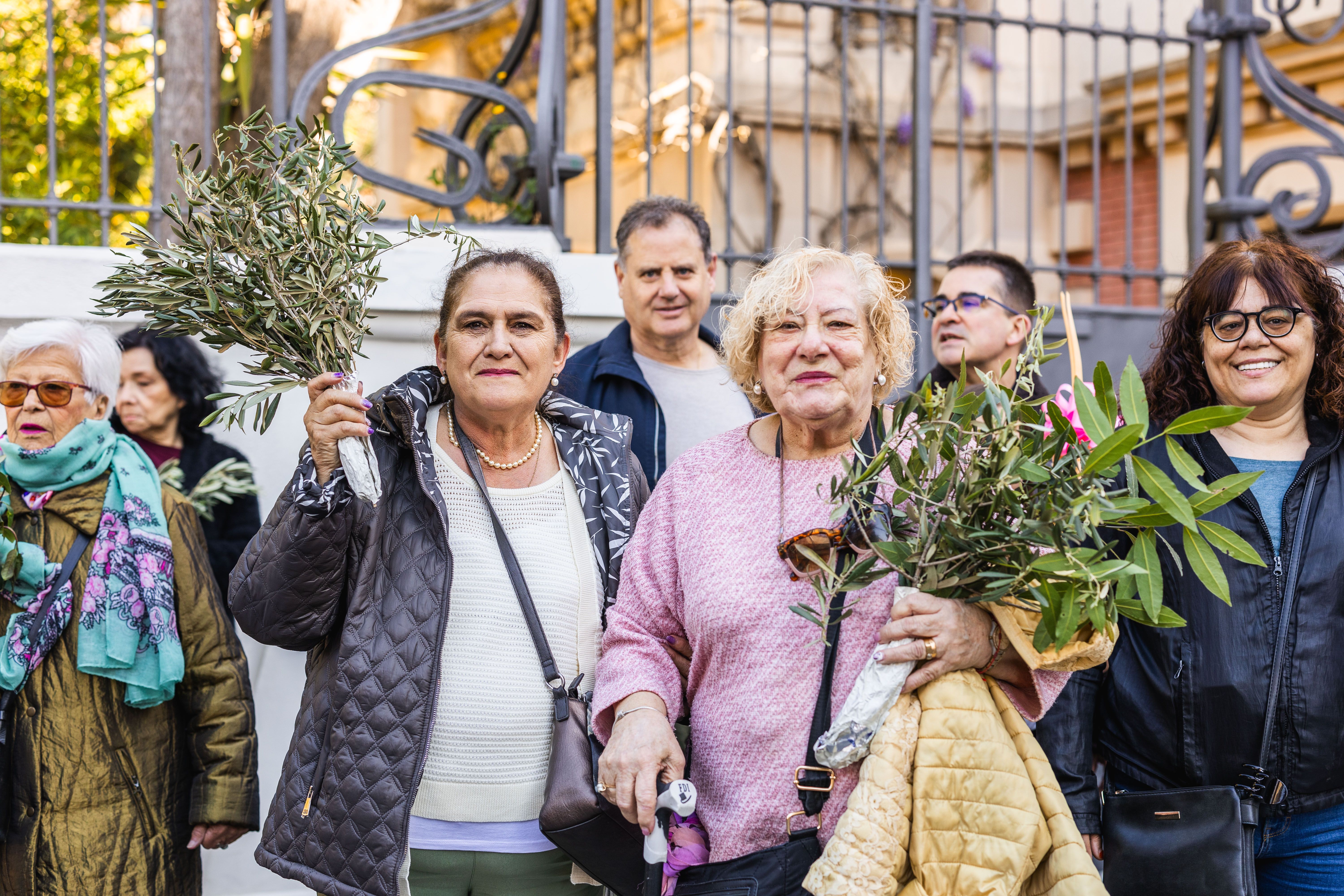 Cerdanyola s'omple de gom a gom per celebrar el Diumenge de Rams. FOTO Arnau Padilla (TOT Cerdanyola) 