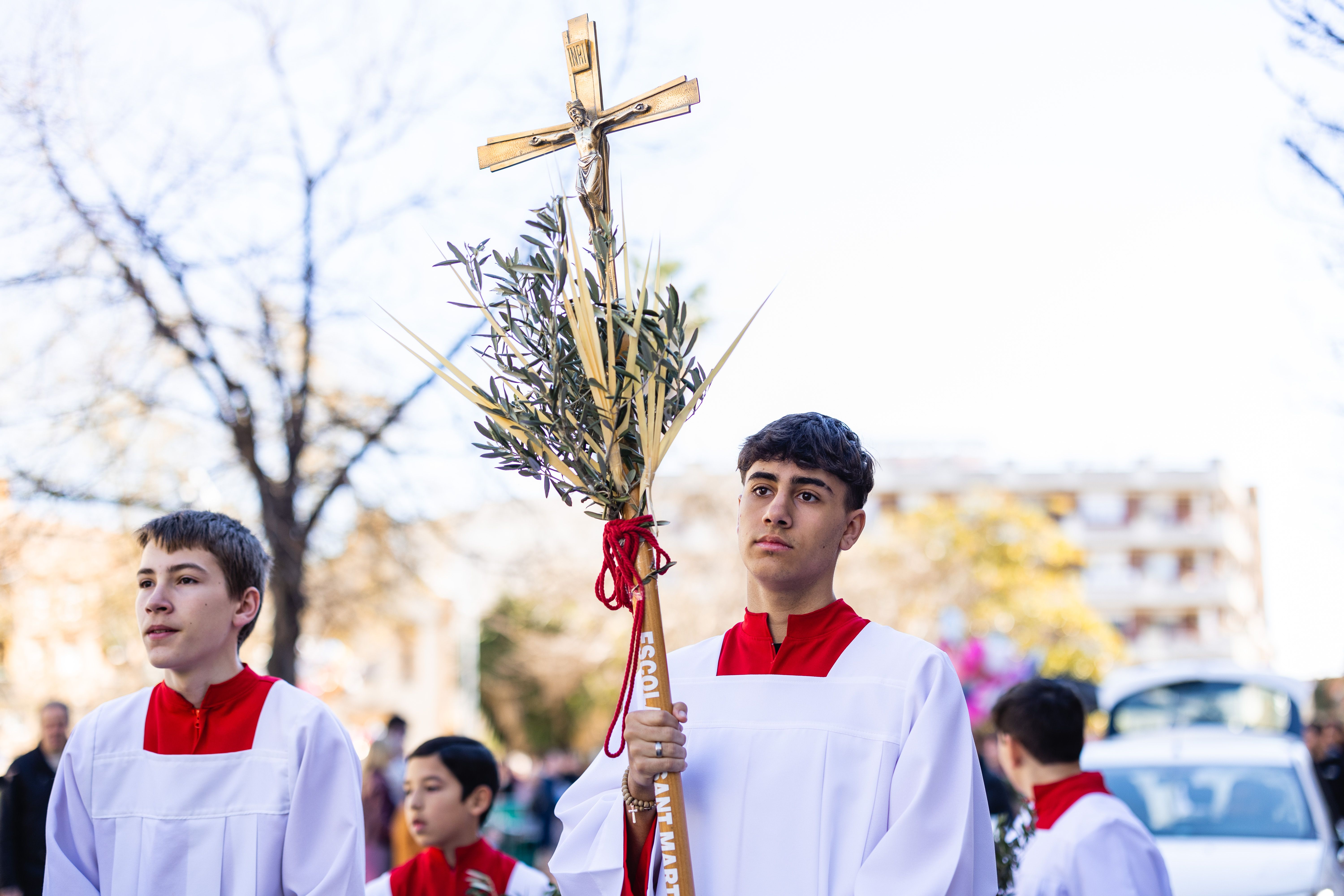 Cerdanyola s'omple de gom a gom per celebrar el Diumenge de Rams. FOTO Arnau Padilla (TOT Cerdanyola) 