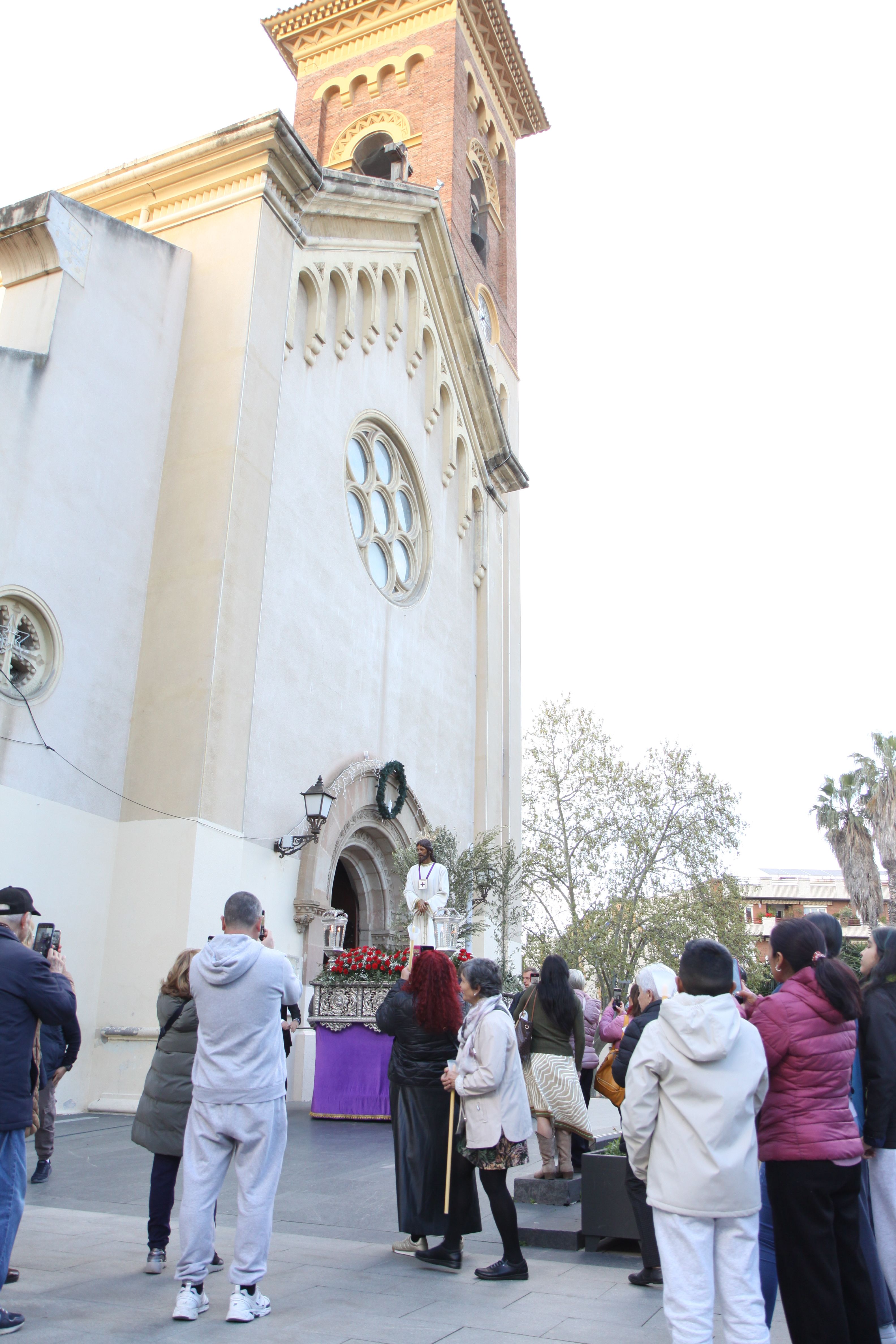 Imatges de la processó de Jesús Captiu aquest Dimecres Sant. Foto: Laia Jubany