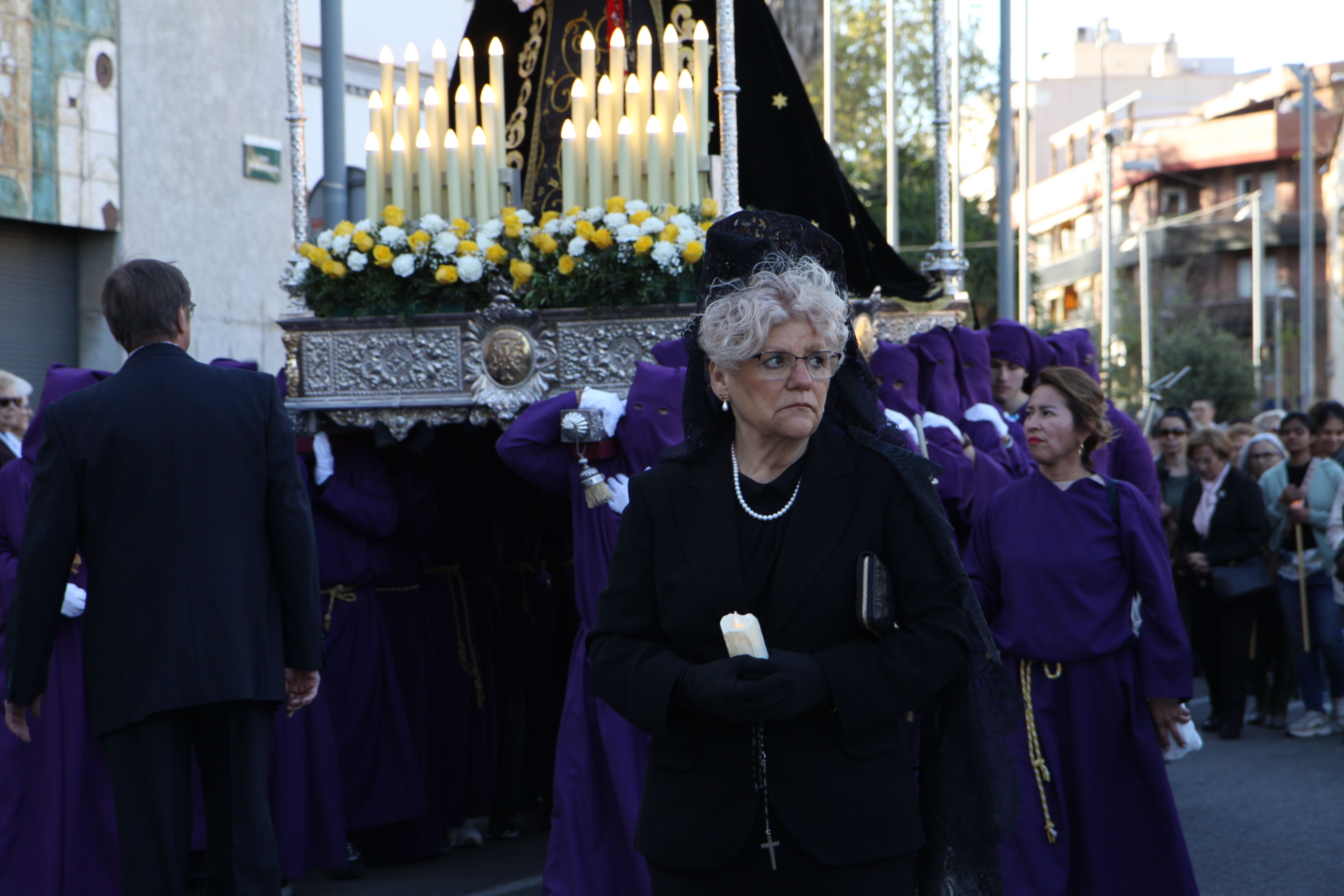Imatges de la processó de Divendres Sant. Foto: Laia Jubany